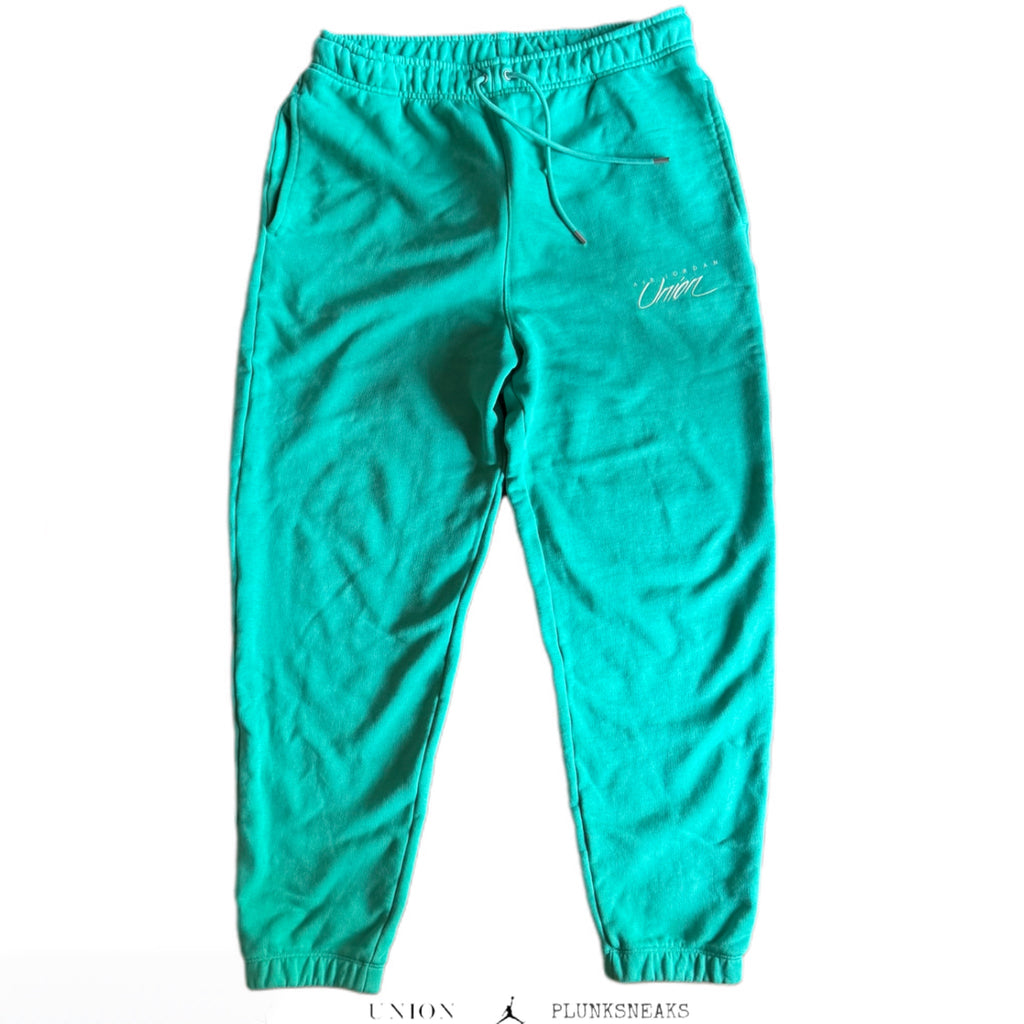 Air Jordan 1 KO x Union LA Fleece Sweatpants Kinetic Green/Coconut Milk (USED)
