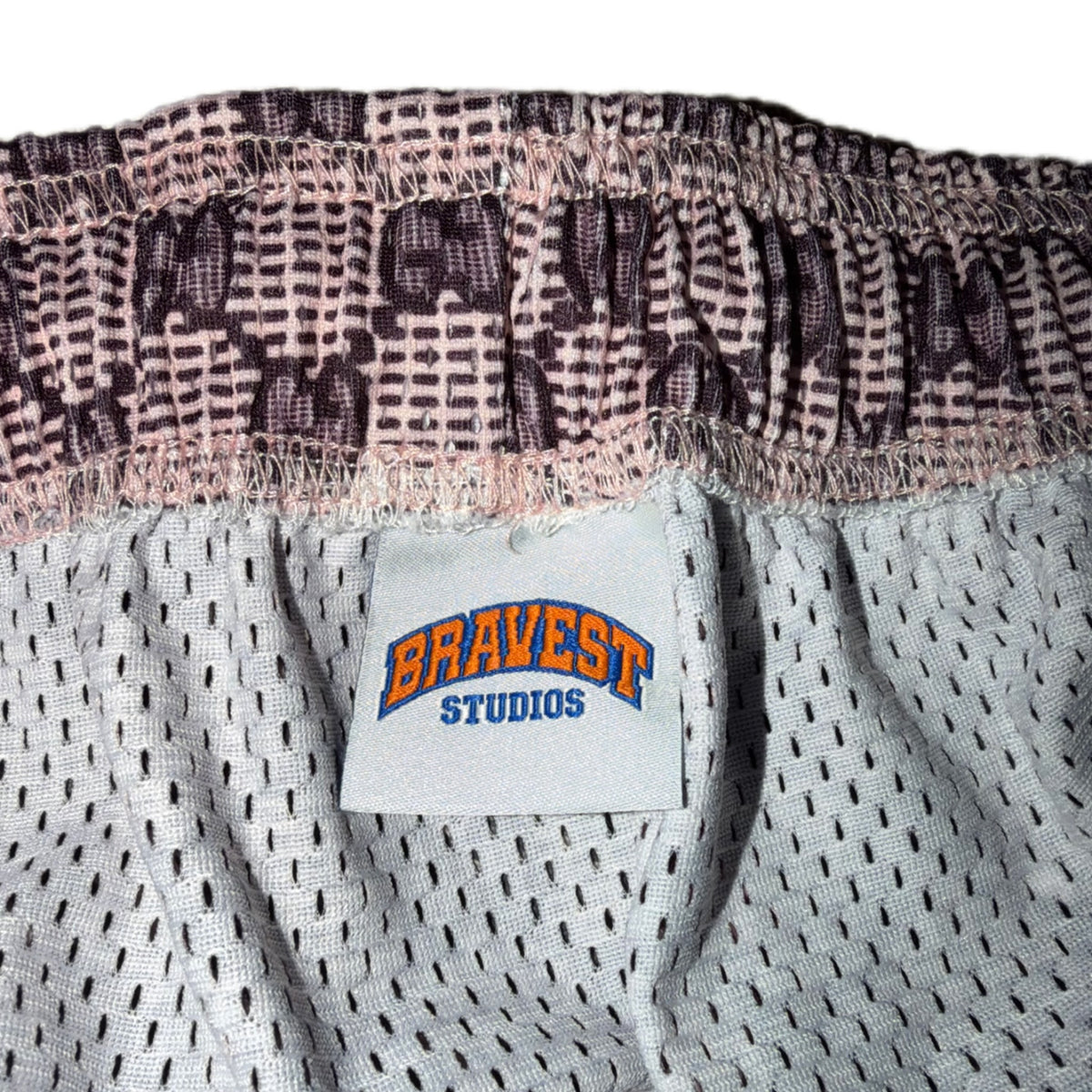 Bravest Studios Gucci-Inspired Mesh Monogram Shorts Rose 2020 (USED)