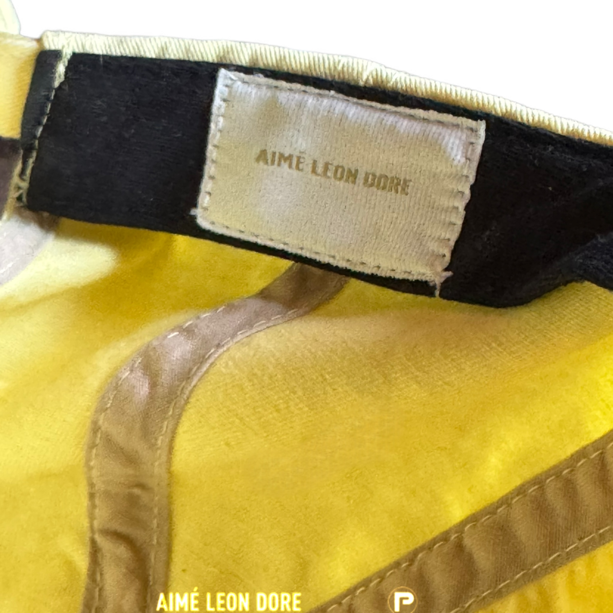Aimé Leon Dore Logo Hat Vibrant Yellow 2021 (USED)
