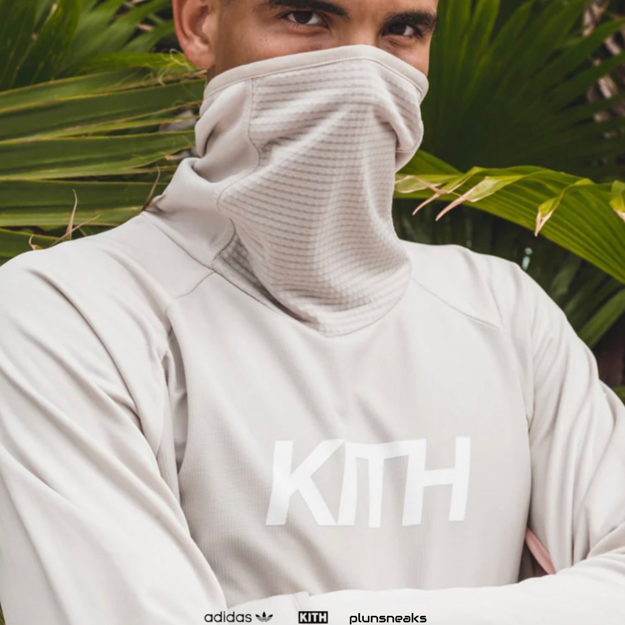 Kith Adidas Miami FC Flamingos Soccer Funnel Neck Pullover 2017 (USED)