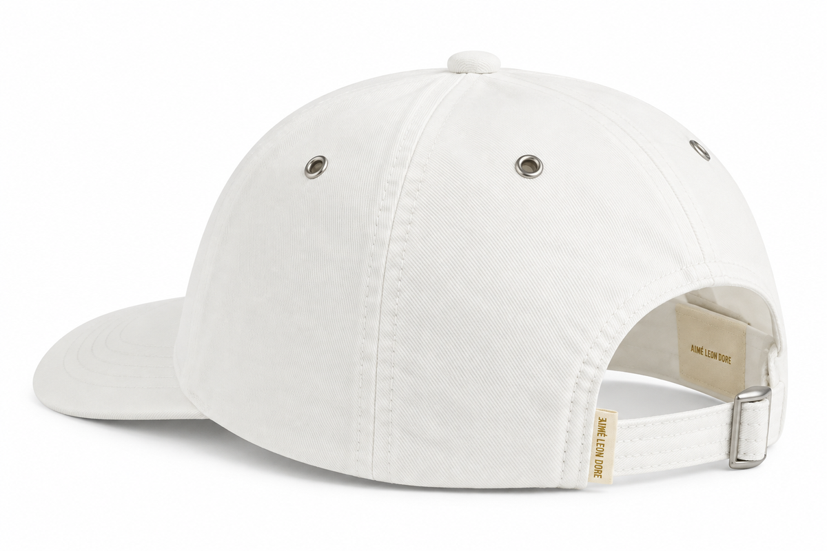 Aimé Leon Dore Technics Nylon Logo Cap Bright White 2026