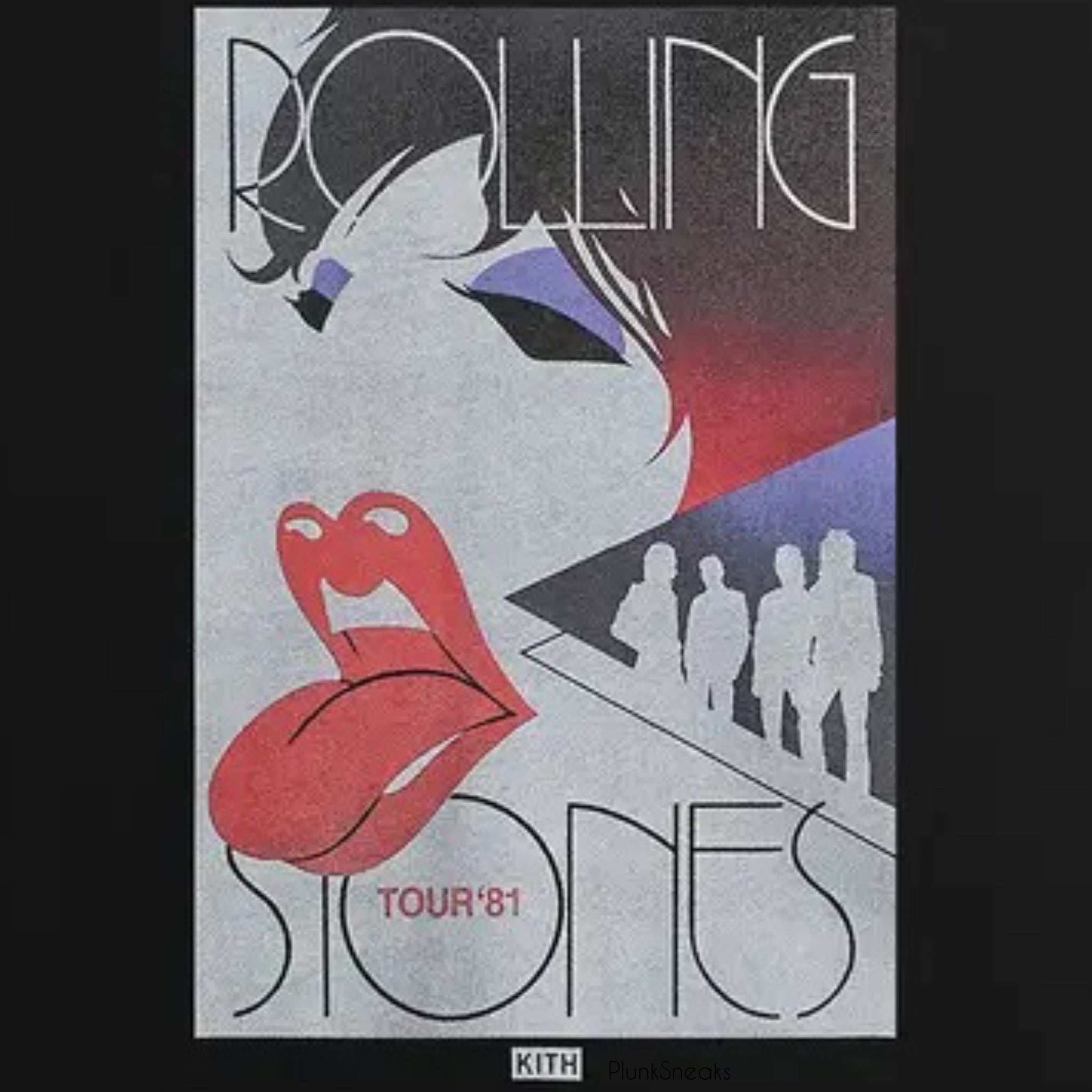 Kith For The Rolling Stones Tour 1981 Tee