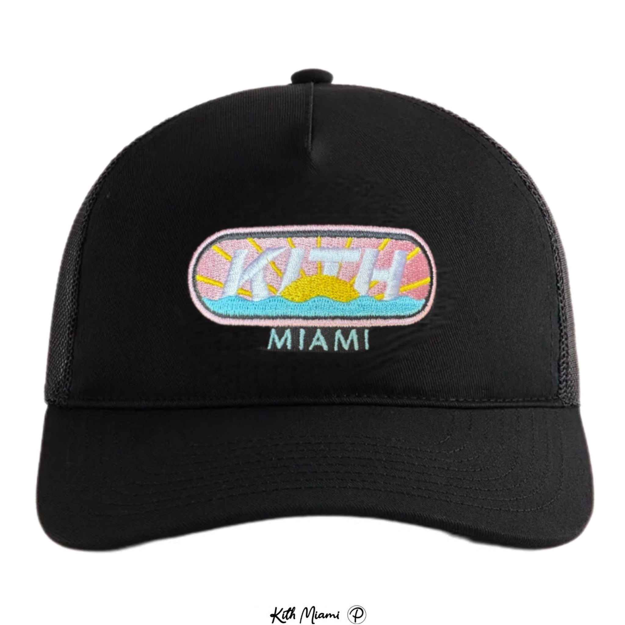 Kith Miami Logo Nolan Trucker Hat | Store Exclusive