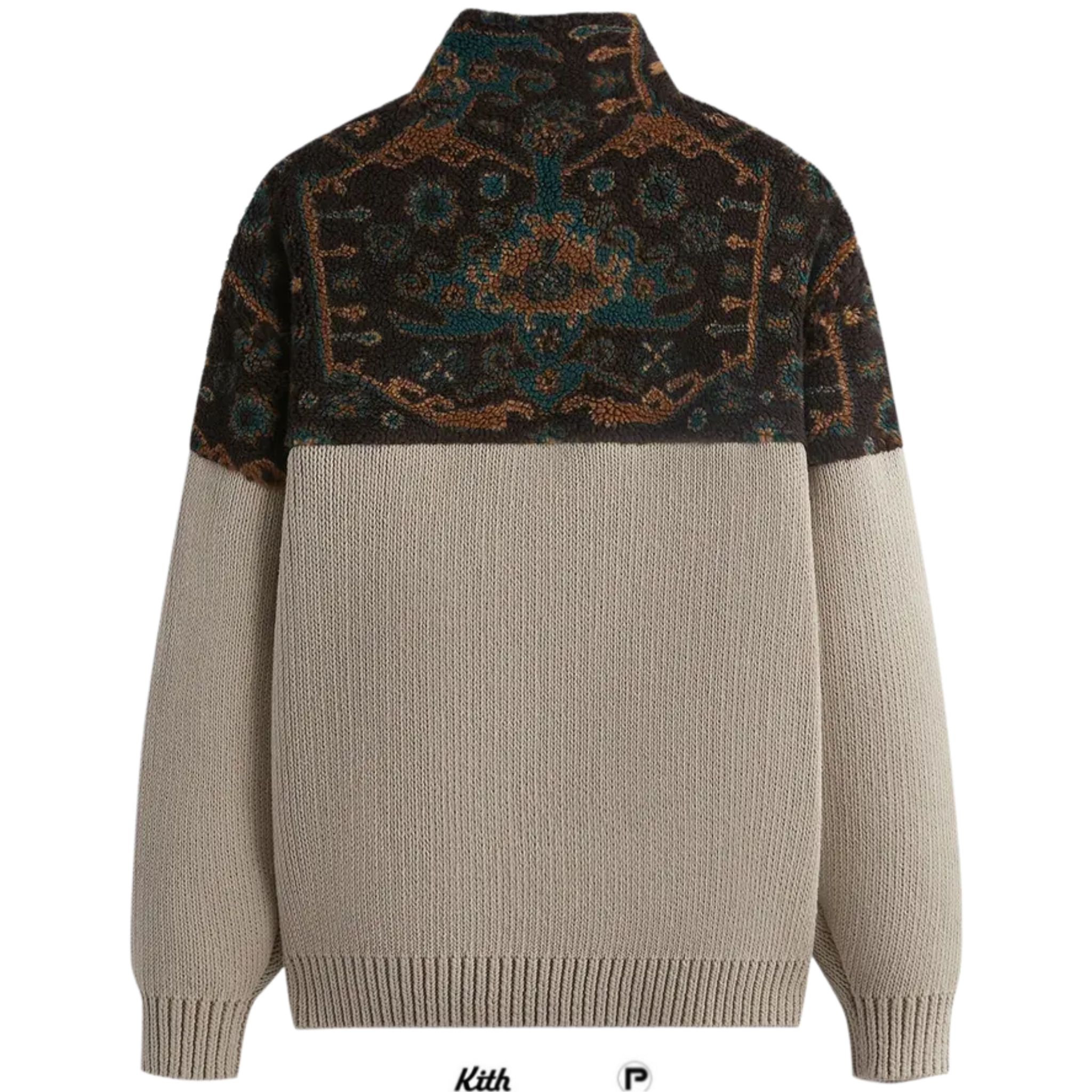 Kith Sebastian Quarter Zip Sweater Sandy Heather 2023 (New-)