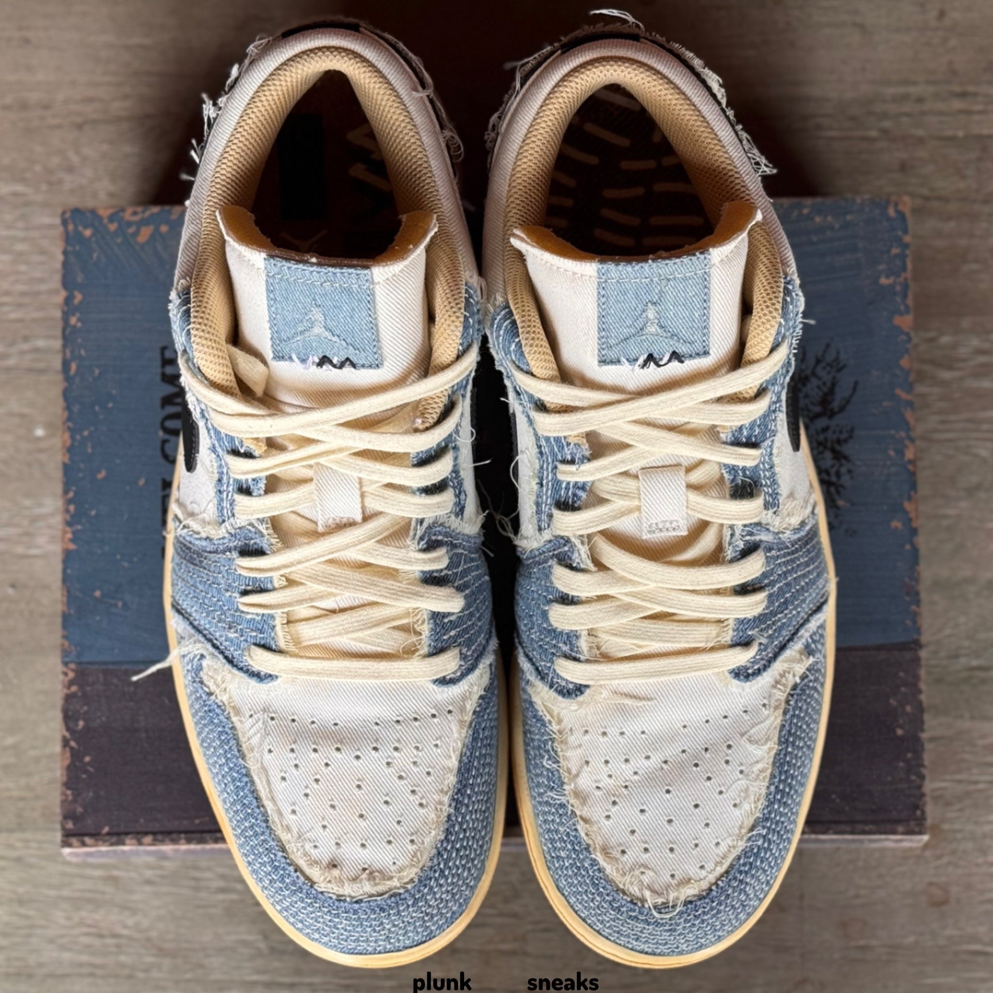 Air Jordan 1 Low World Make Japan Sashiko Denim 2023 (USED)