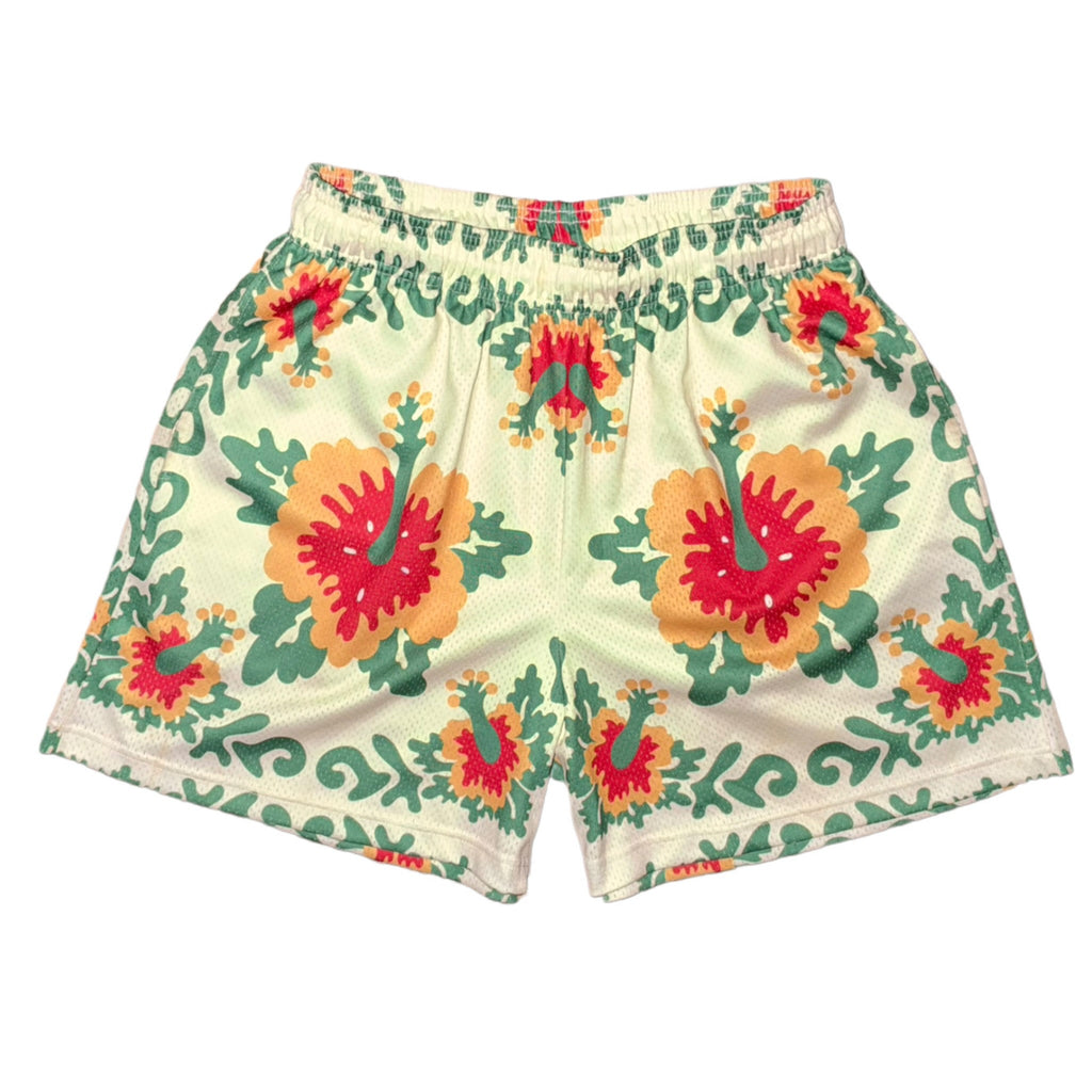 Bravest Studios Cactus Flower Mesh Shorts Beige 2022 (USED)