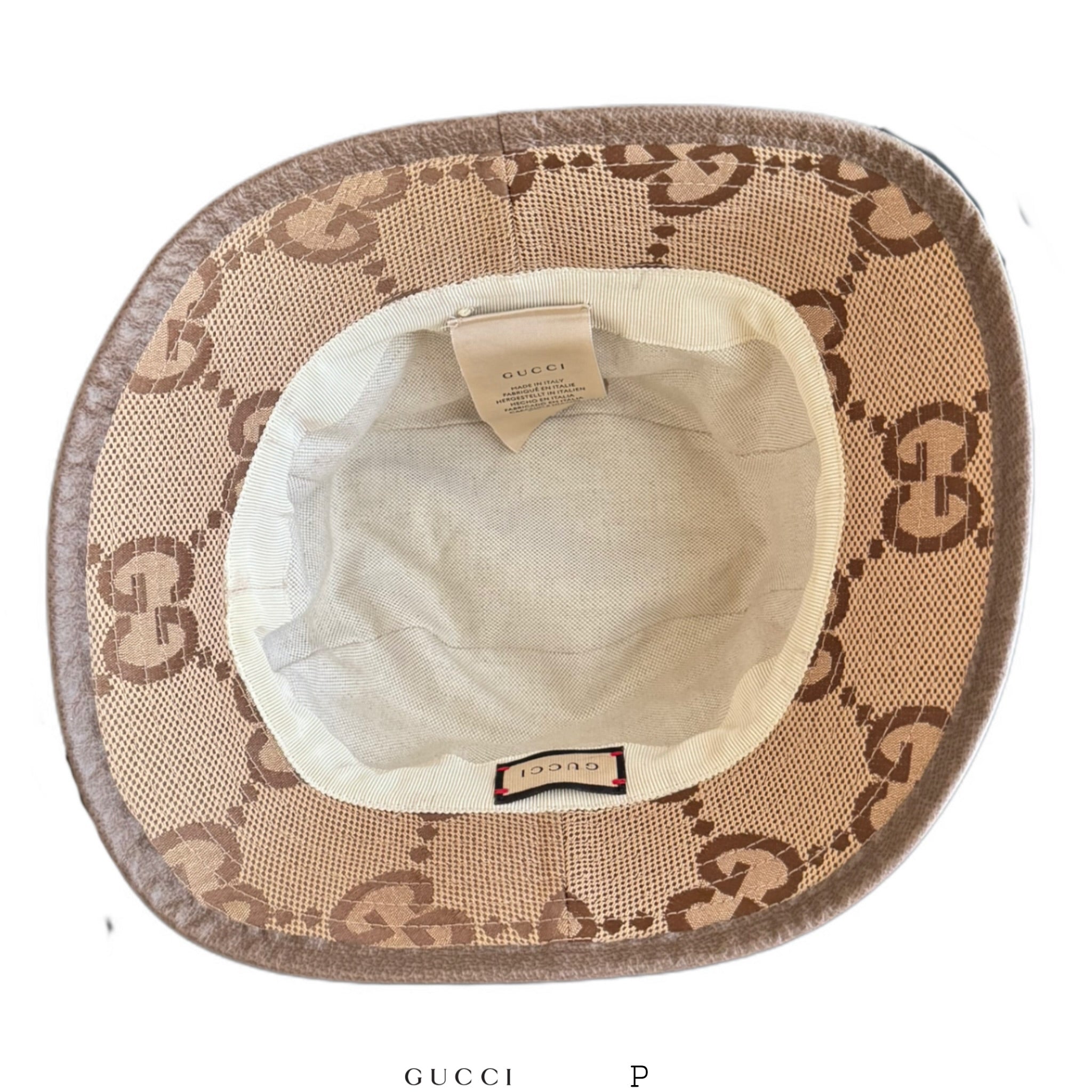 Gucci Jumbo GG Canvas Bucket Hat 2023 (USED)