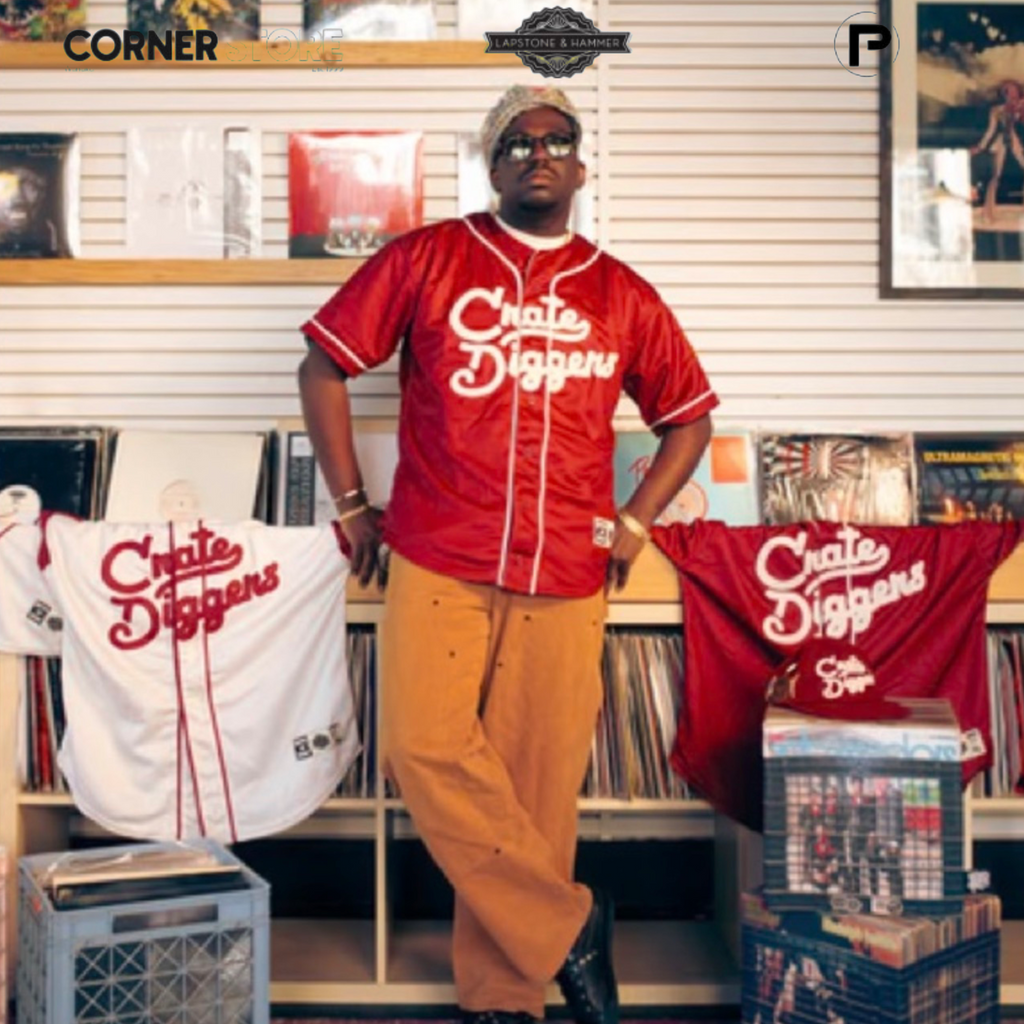 Lapstone & Hammer x Corner Store Crate Diggers Philly Baseball Jersey