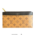 Louis Vuitton Monogram Reverse Slim Purse Wallet (2020) USED