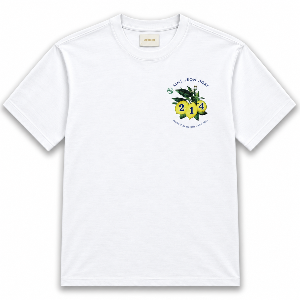 Aimé Leon Dore Mulberry 214 Lemon Tee White 2021 (USED)