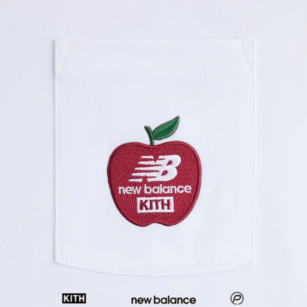 Kith & New Balance NY Woodblock Long Sleeve Pocket Tee