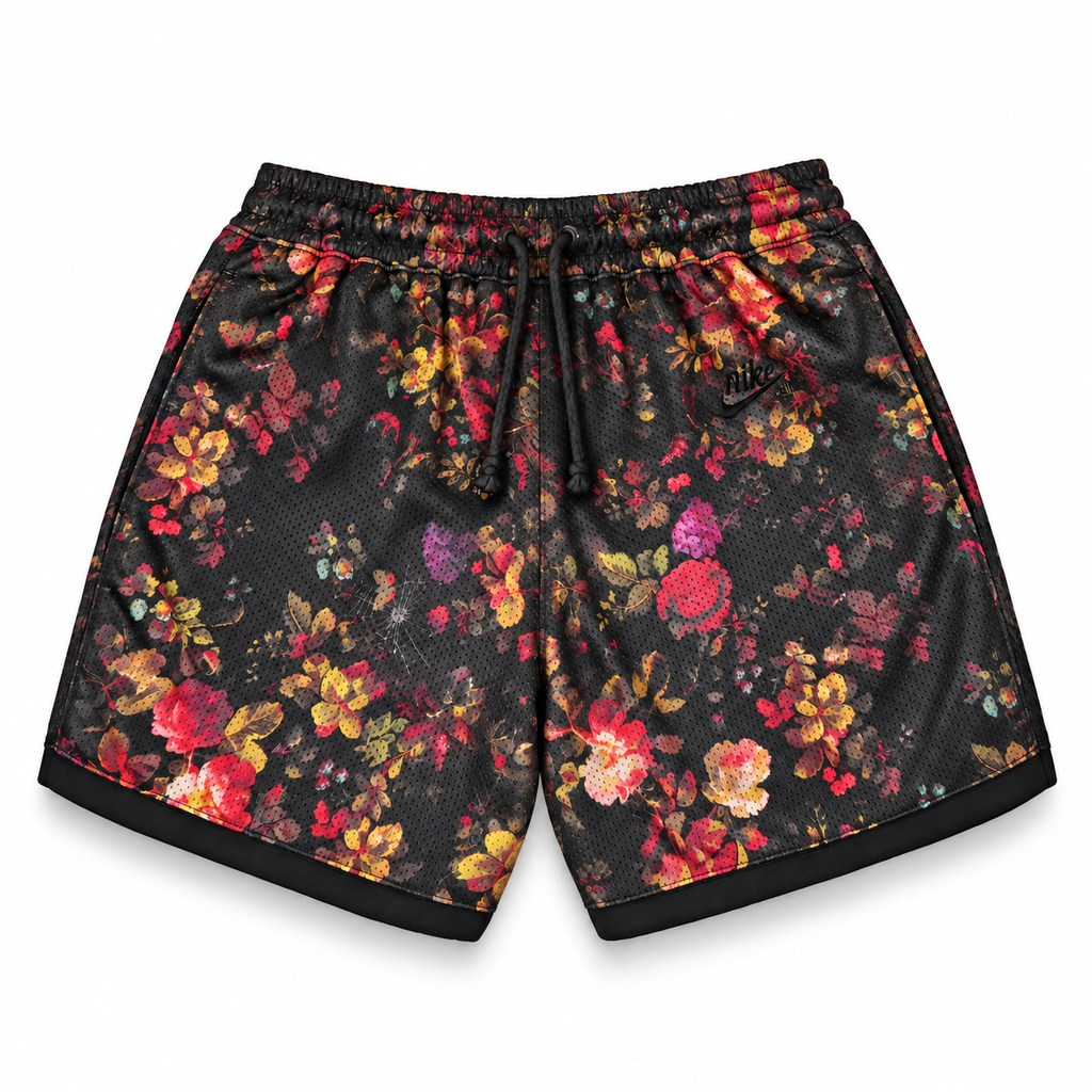 Nike SB Rose Pack Floral Short Black 2021 (USED)