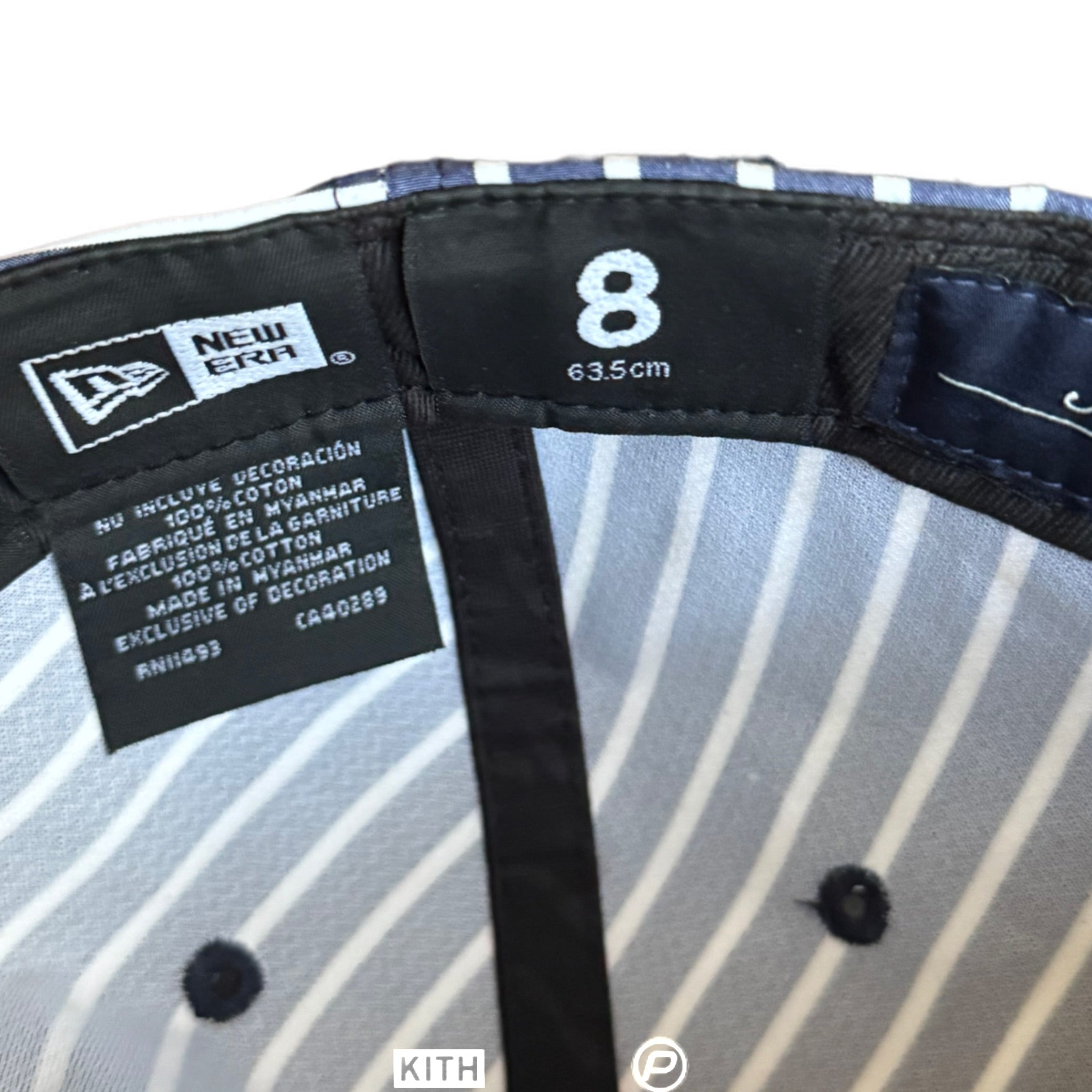 Kith New Era New York Yankees YD Stripe 59Fifty Low Profile Fitted Hat Montage 2022 (USED)