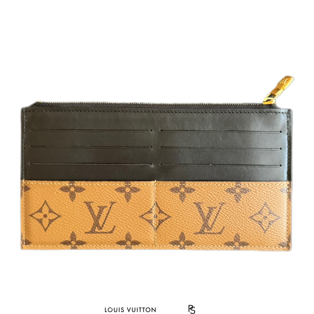 Louis Vuitton Monogram Reverse Slim Purse Wallet (2020) USED