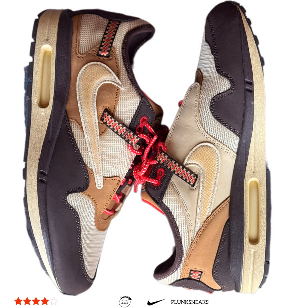 Travis Scott Nike Air Max 1 Baroque Brown 2022 (USED)