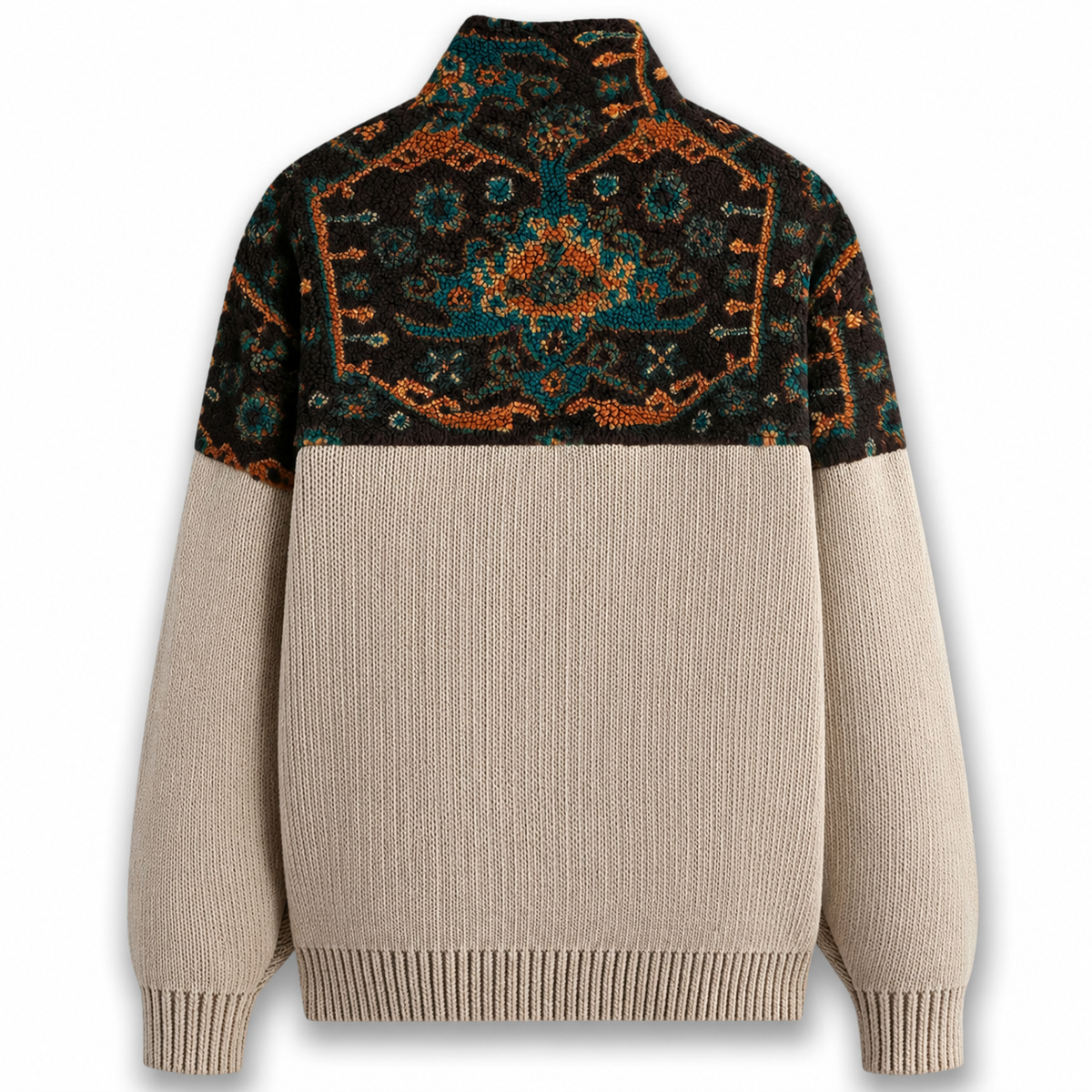 Kith Sebastian Quarter Zip Sweater Sandy Heather 2023 (New-)
