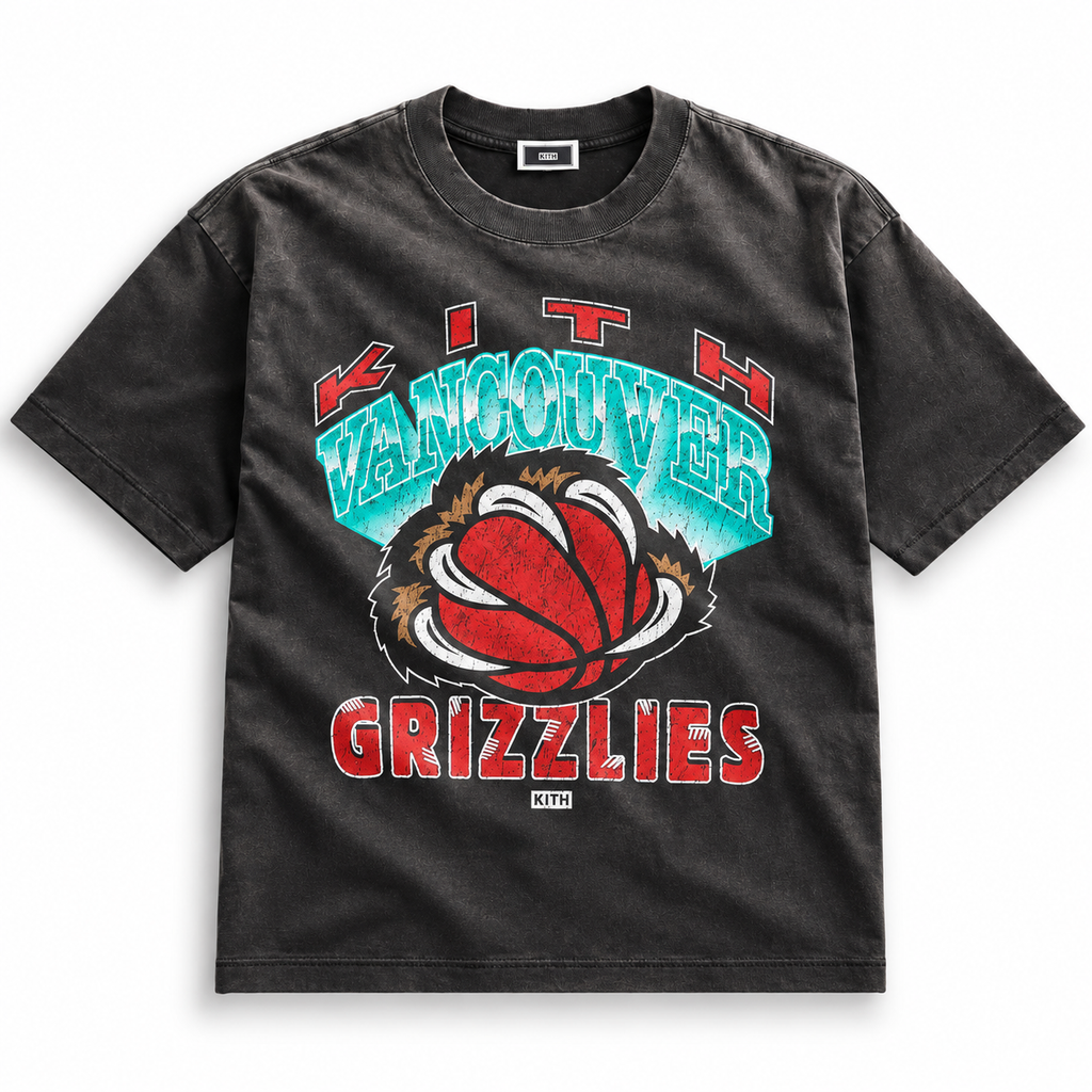 Kith Vancouver Grizzlies Vintage Jones II Tee Black 2026