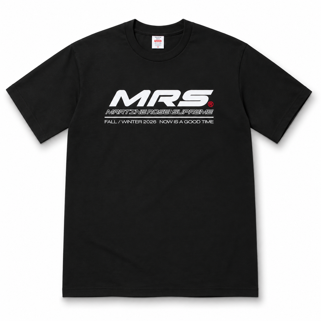 Supreme Martine Rose Now Tee Black 2026