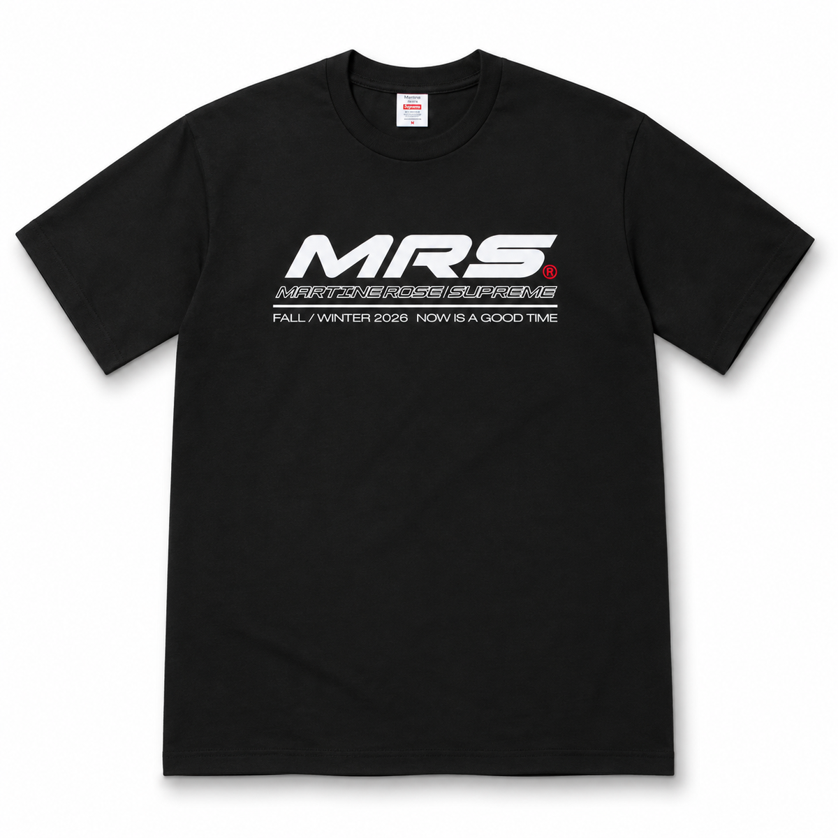 Supreme Martine Rose Now Tee Black 2026