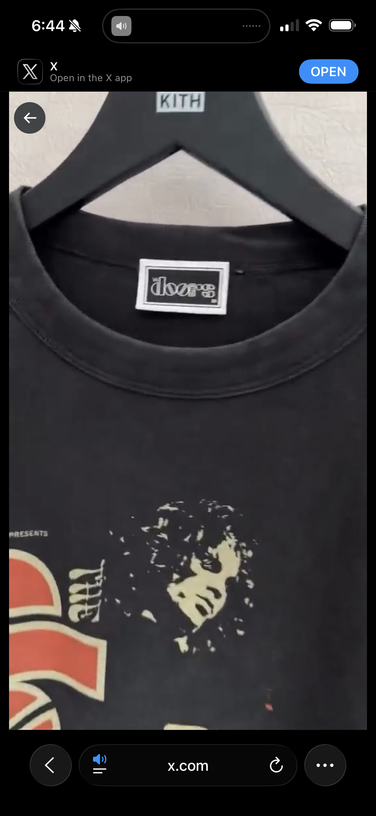 Kith for The Doors Live In Hollywood Alex Tee | Store Exclusive