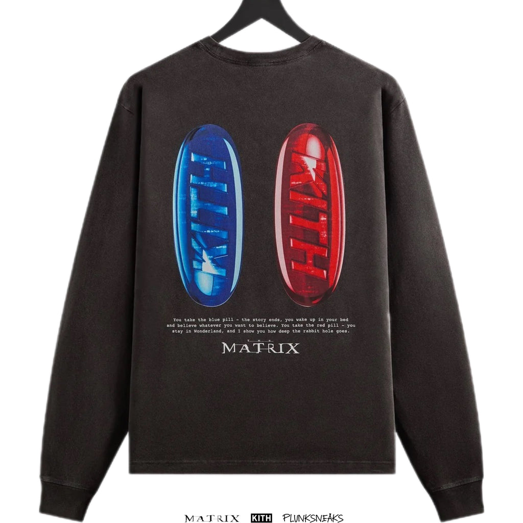 Kith for The Matrix Red Pill Blue Pill Long Sleeve Tee