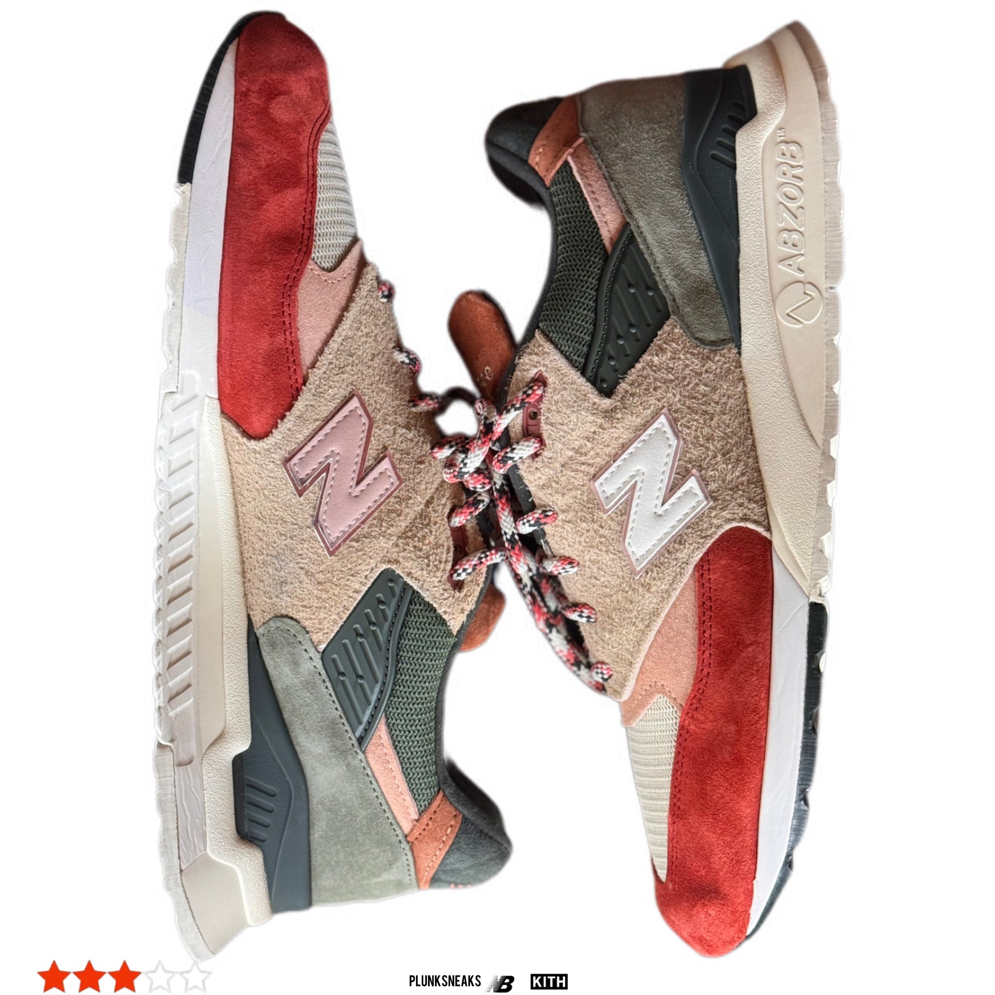 Kith Ronnie Fieg Frank Lloyd Wright New Balance 998 MiUSA Broadacre City Chutney (USED)