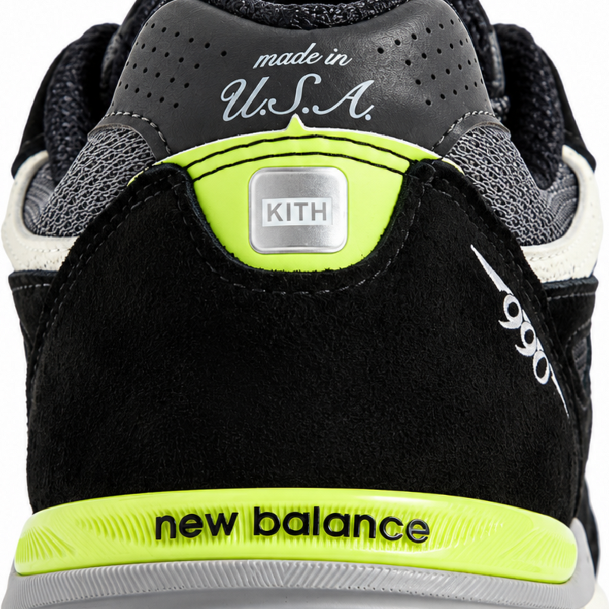 Kith & United Arrows & Sons New Balance 990v3 MiUSA Black 2026