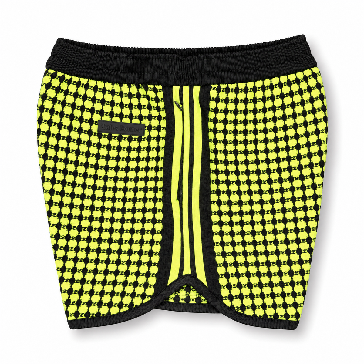 adidas Originals Wales Bonner Crochet Knit Shorts Semi Frozen Yellow Brown 2024 (USED)