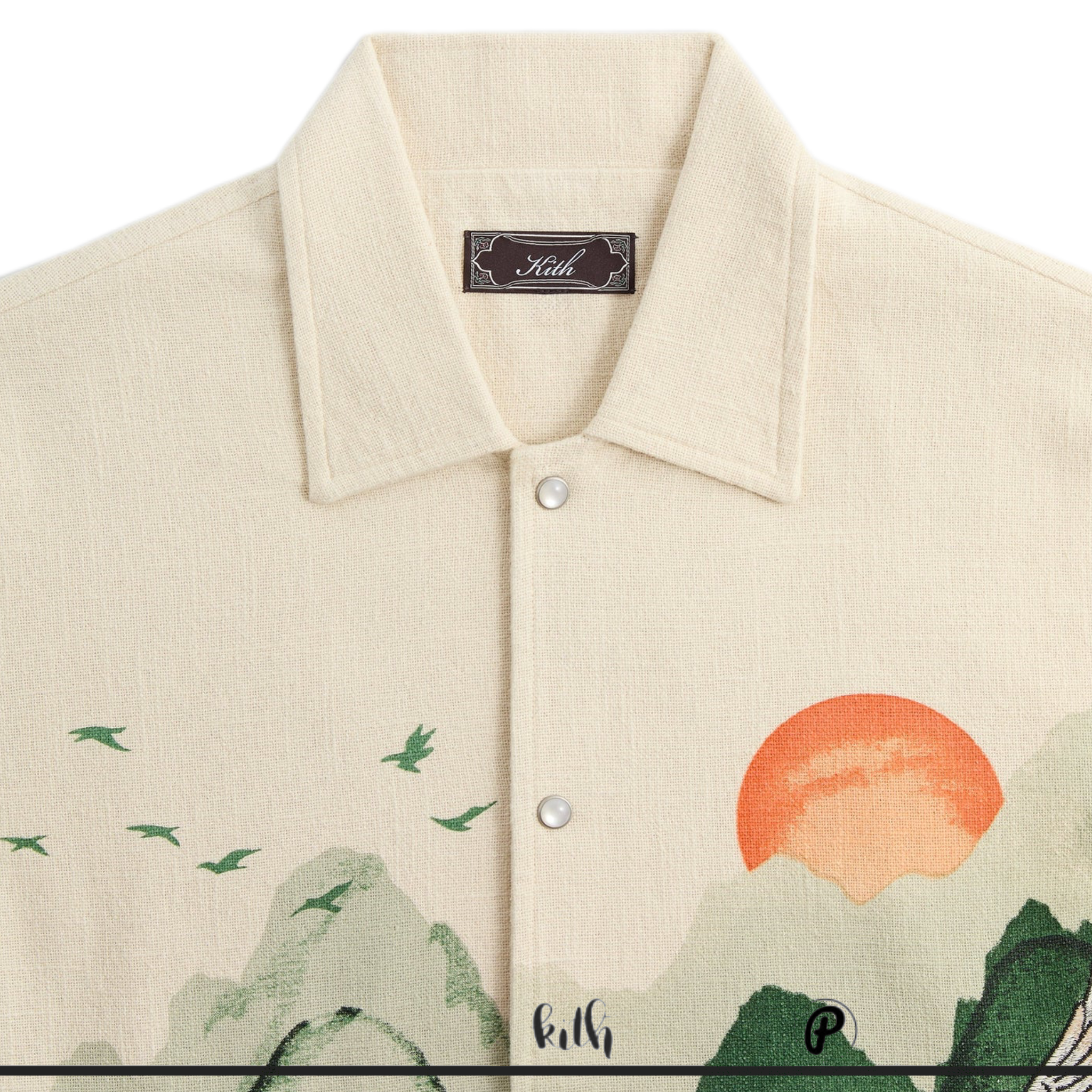 Kith Crane Horizon Long Sleeve BCO Shirt Waffle 2026