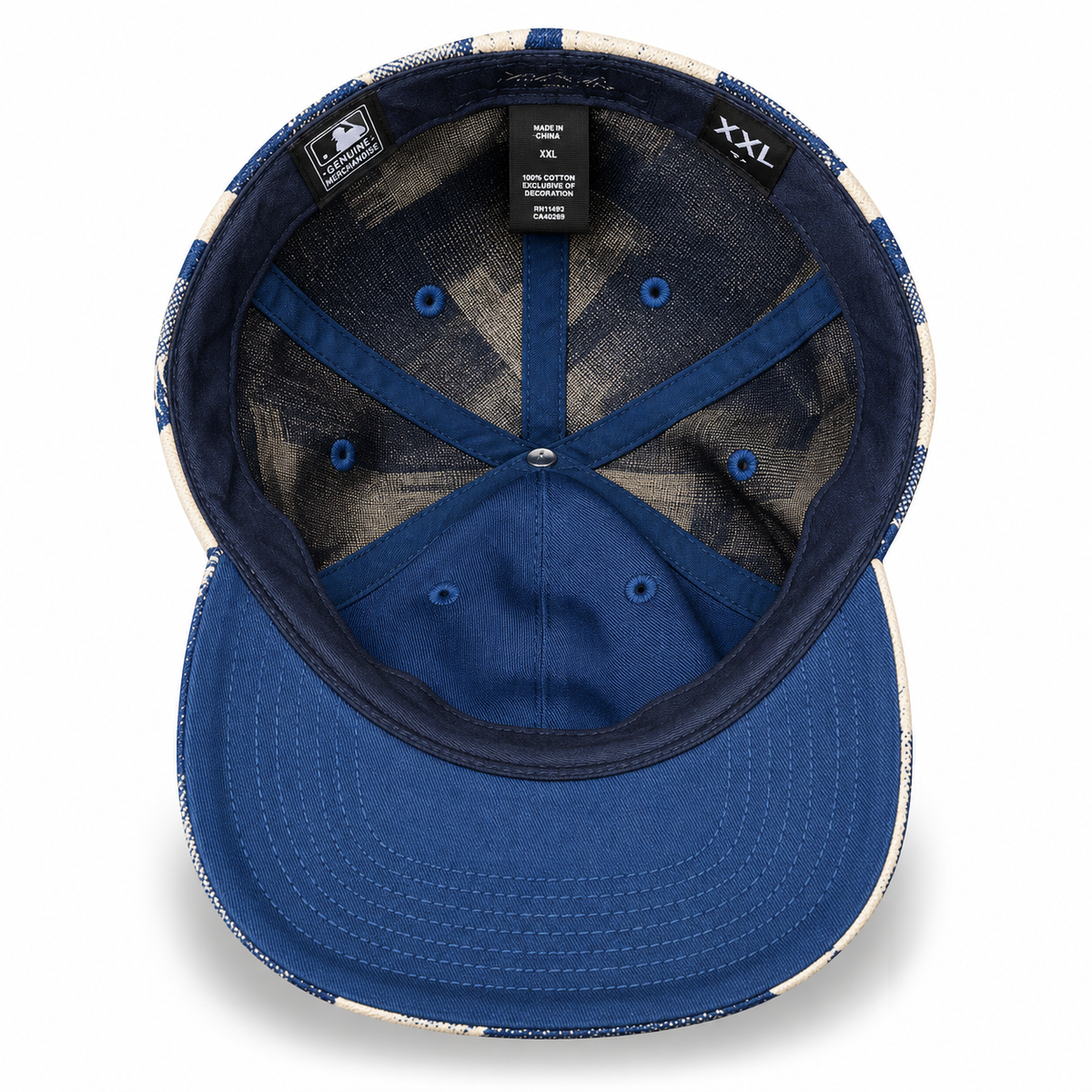 Kith ‘47 for the New York Yankees Jumbo Houndstooth LS Franchise Fitted Cap Cyanotype 2024 (USED)