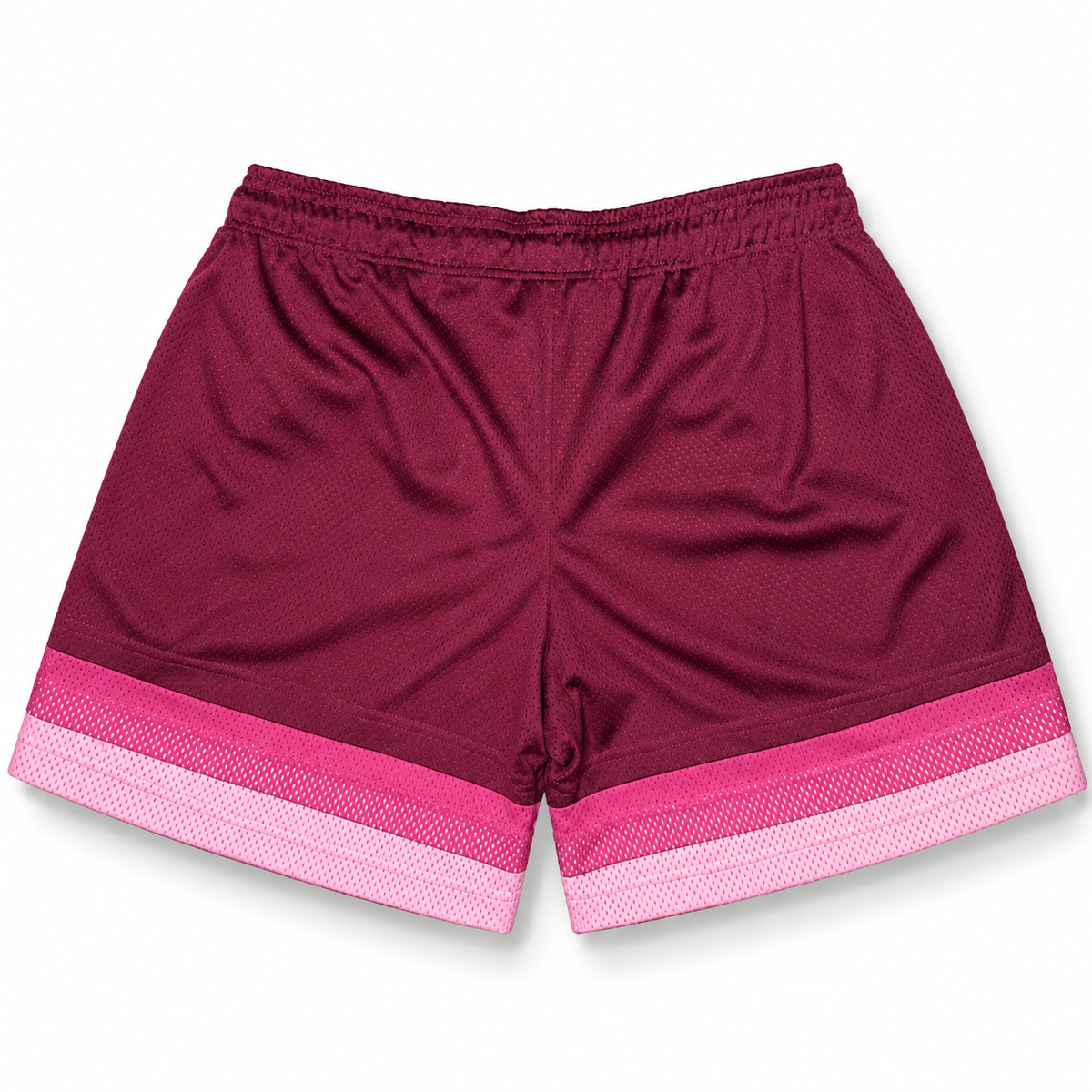 Bristol Studio Triple Hem Shorts Maroon Violet Pastel Pink 2022 (USED)