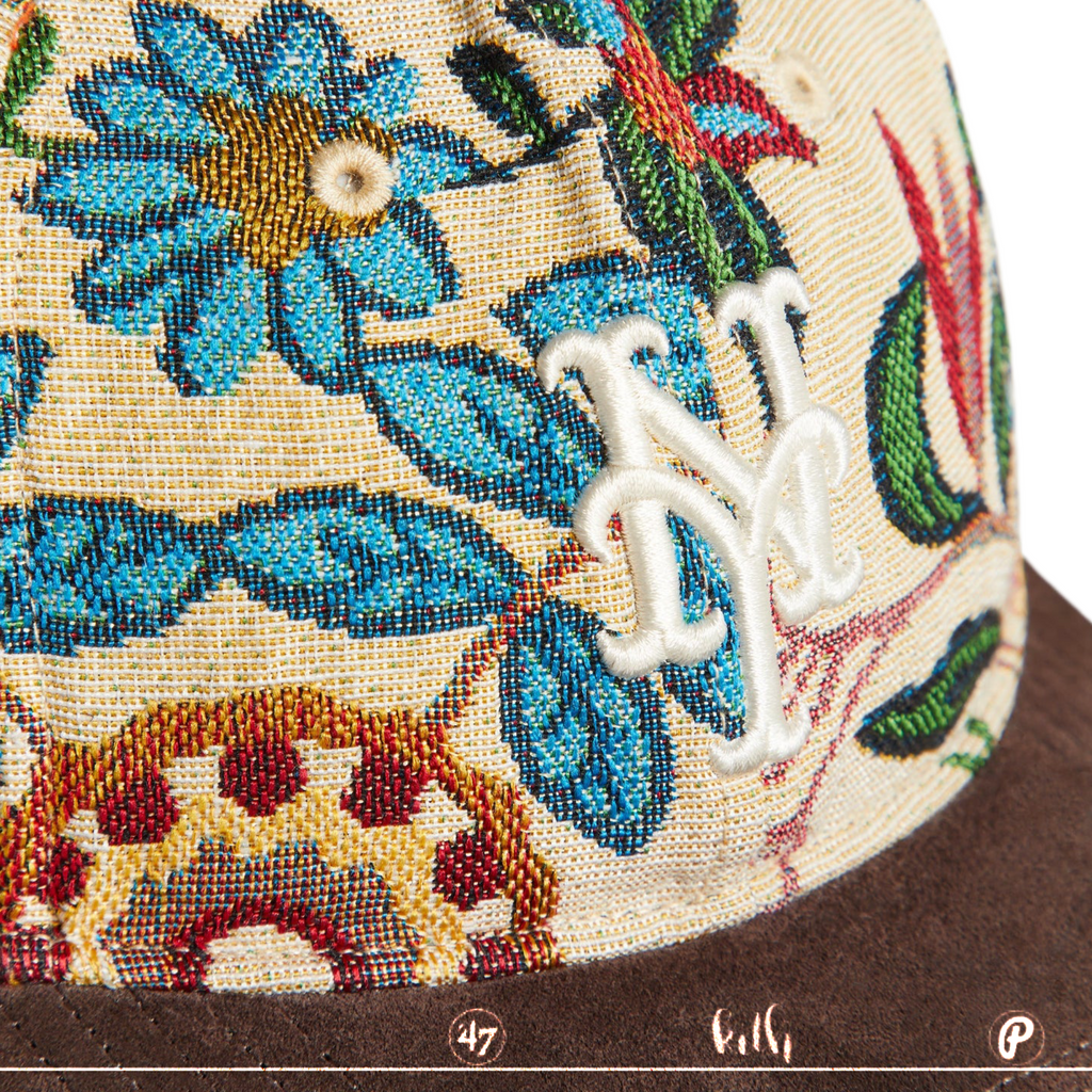 Kith & '47 for the MLB New York Mets Tapestry Franchise LS Fitted Cap