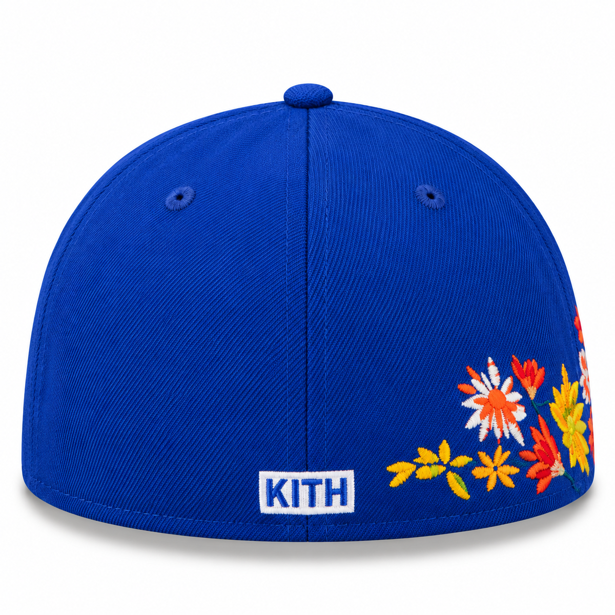 Kith New Era New York Mets Floral Fitted Hat Royal Blue 2023 (USED)