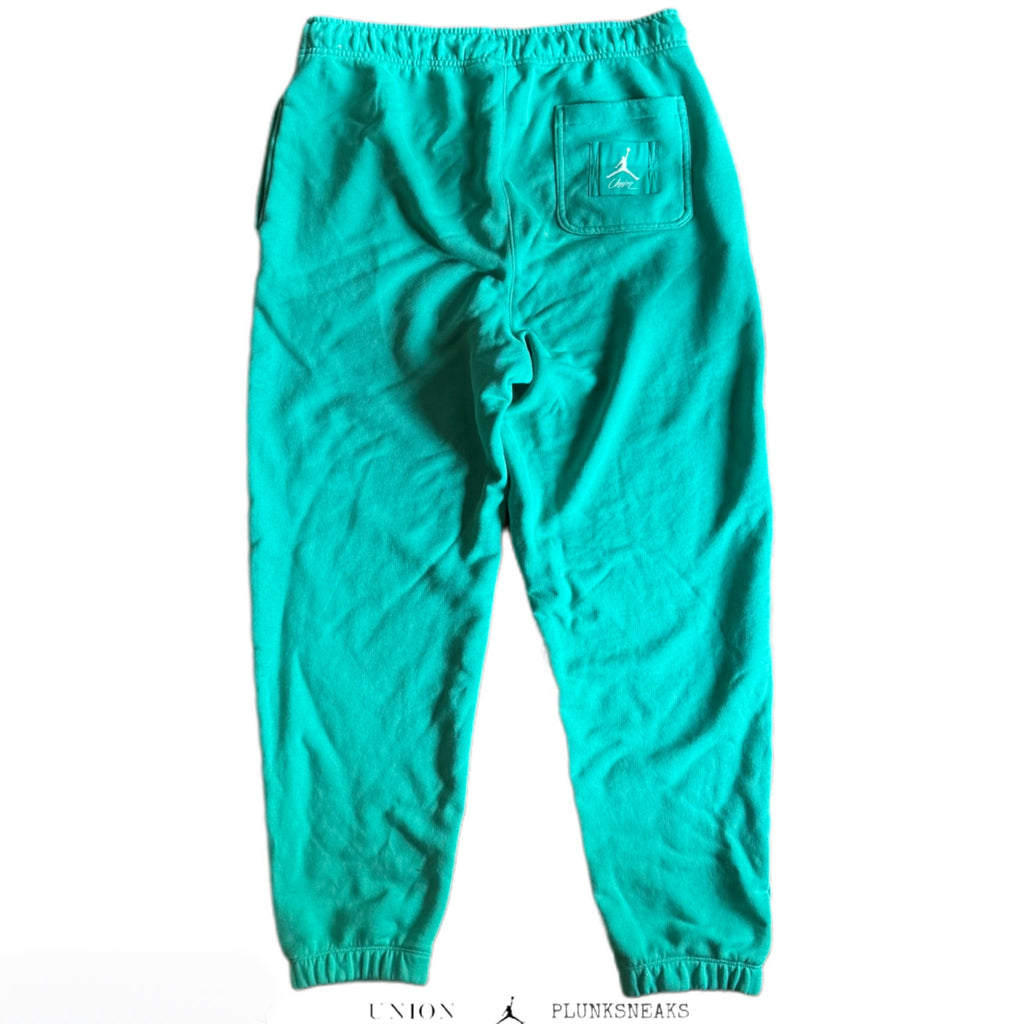 Air Jordan 1 KO x Union LA Fleece Sweatpants Kinetic Green/Coconut Milk (USED)