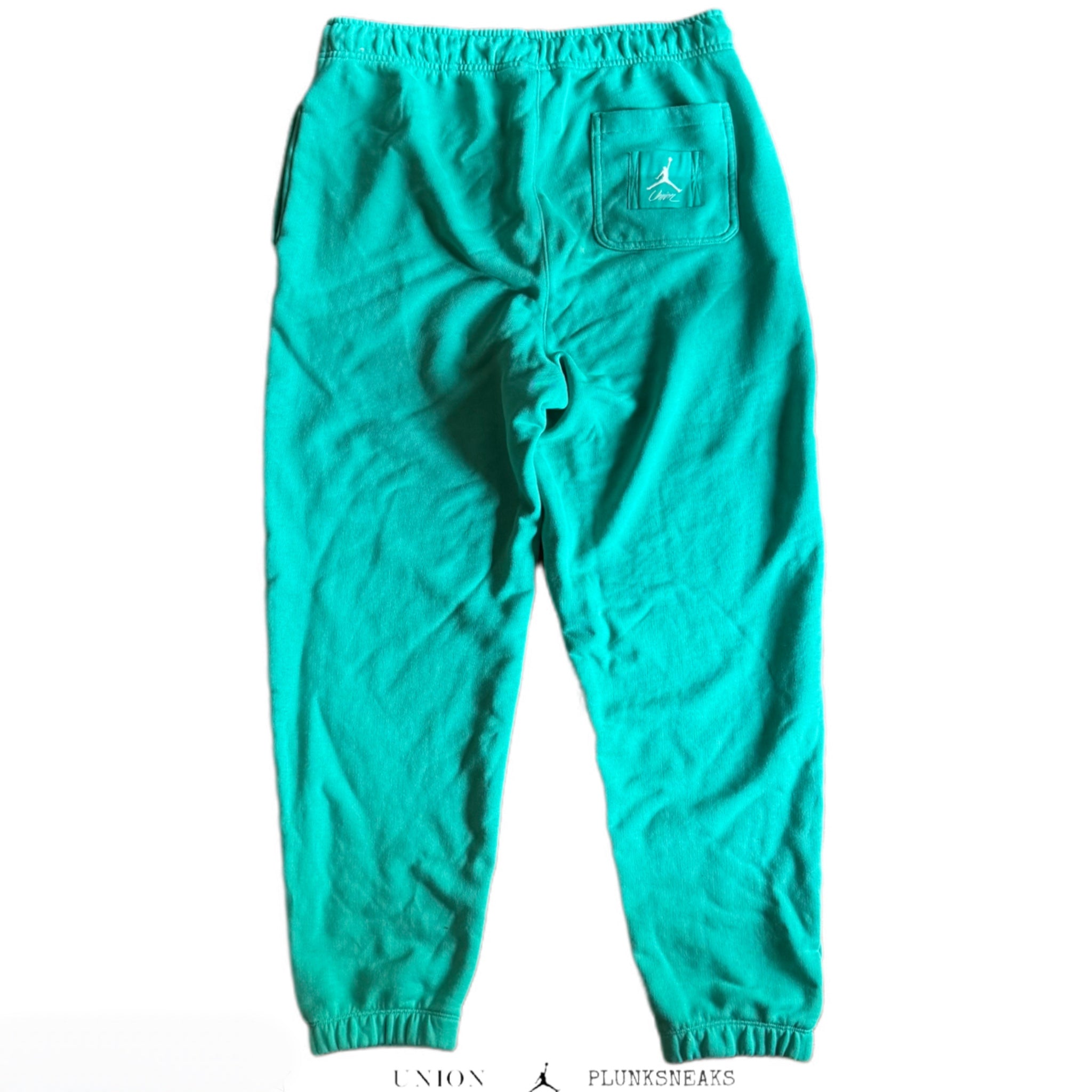 Air Jordan 1 KO x Union LA Fleece Sweatpants Kinetic Green/Coconut Milk (USED)