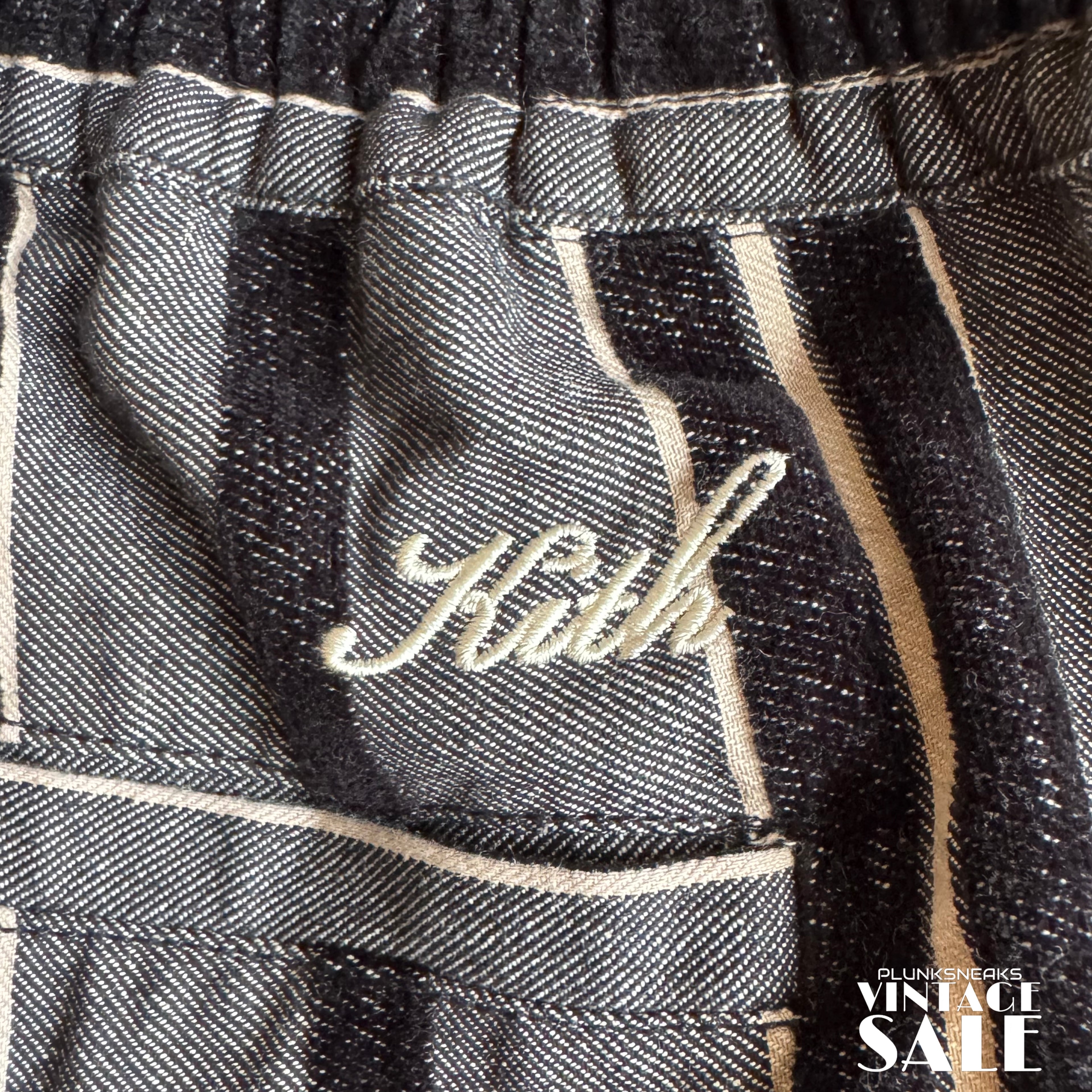 Kith Striped Flannel Barrow Pant 2024 (USED)