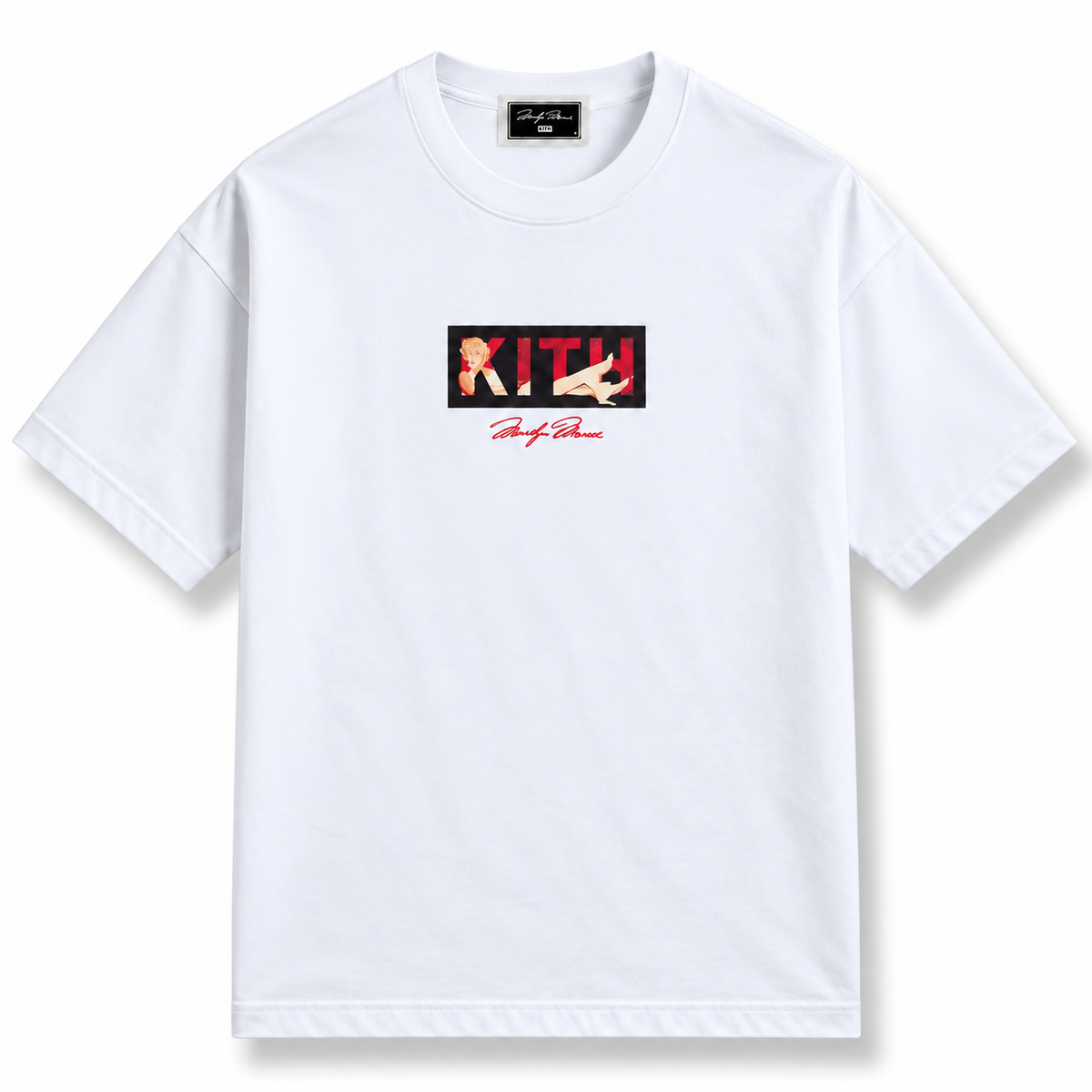 Kith for Marilyn Monroe Seven Year Classic Logo Tee White 2026