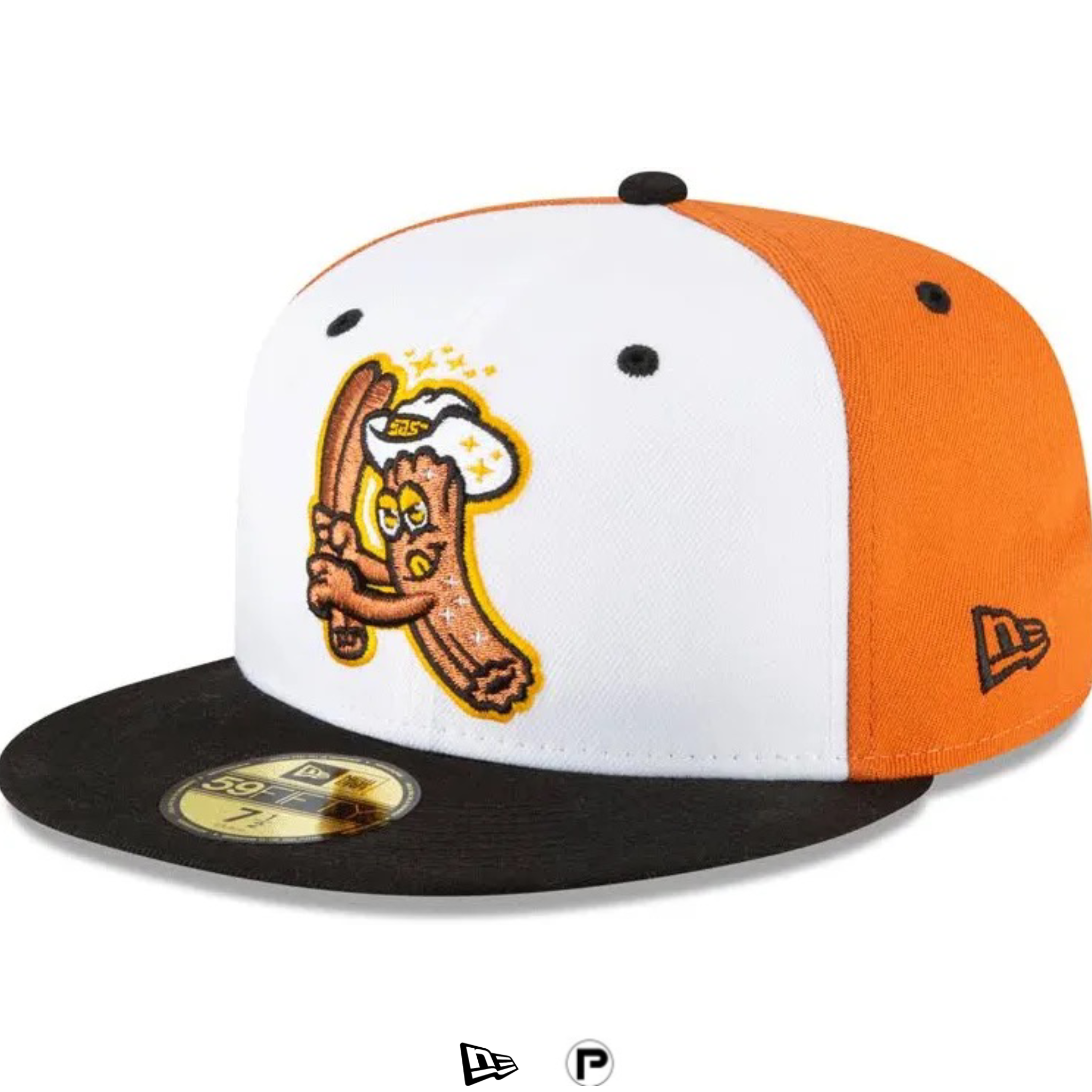 San Jose Giants New Era 59FIFTY Churros Copa de la Diversión MiLB Fitted Cap 2023