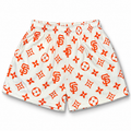 Bravest Studios San Francisco Giants Louis Vuitton-Inspired Mesh Monogram Shorts Cream 2021