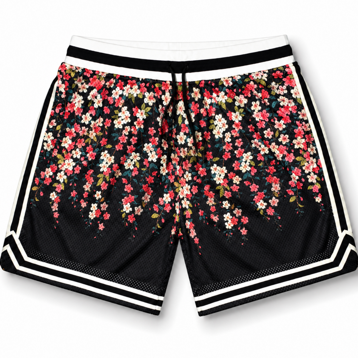 John Elliott Kabuki Cherry Blossom Game Short Black 2019 (USED)