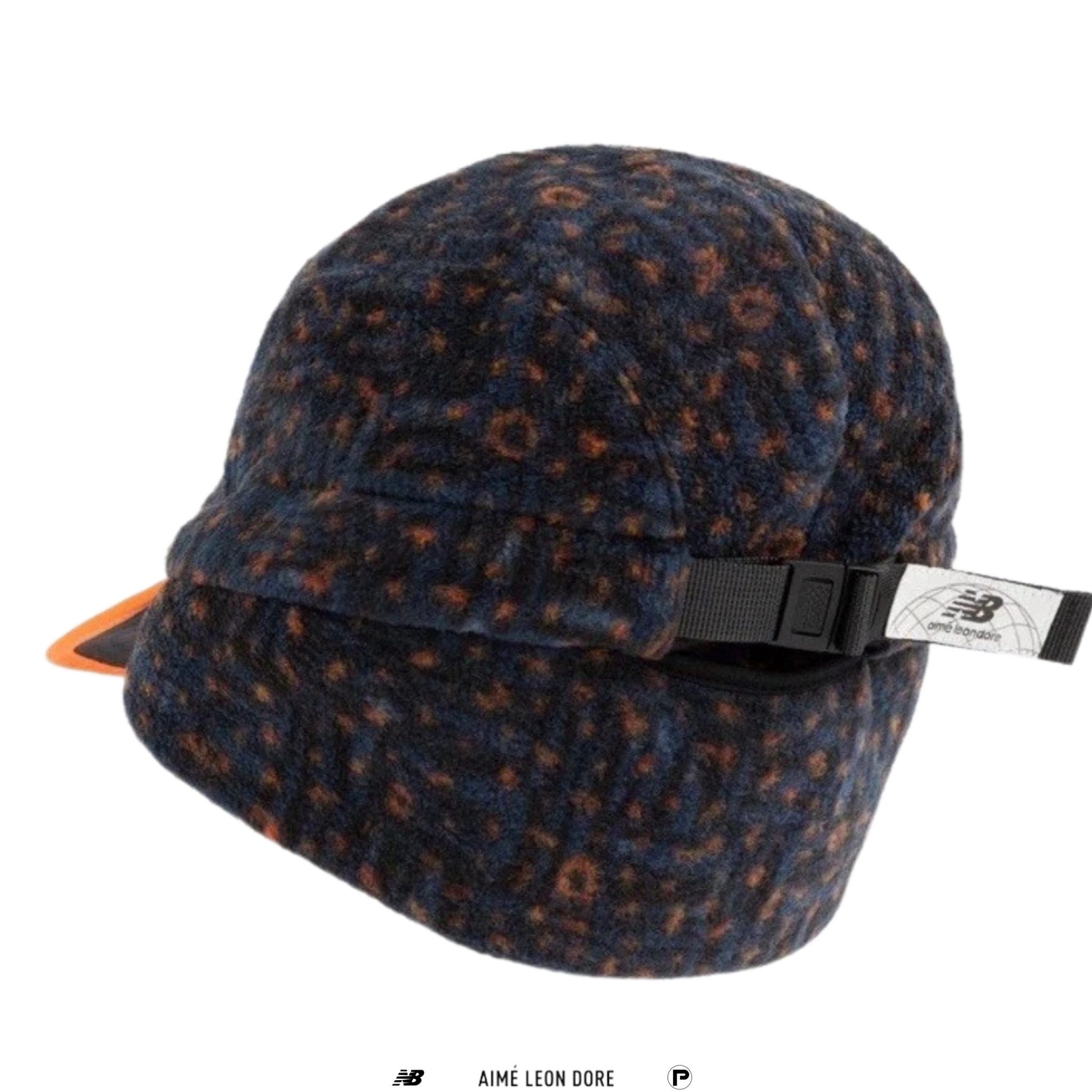 Aime Leon Dore New Balance Rainier Printed Fleece Ear Flap Cap