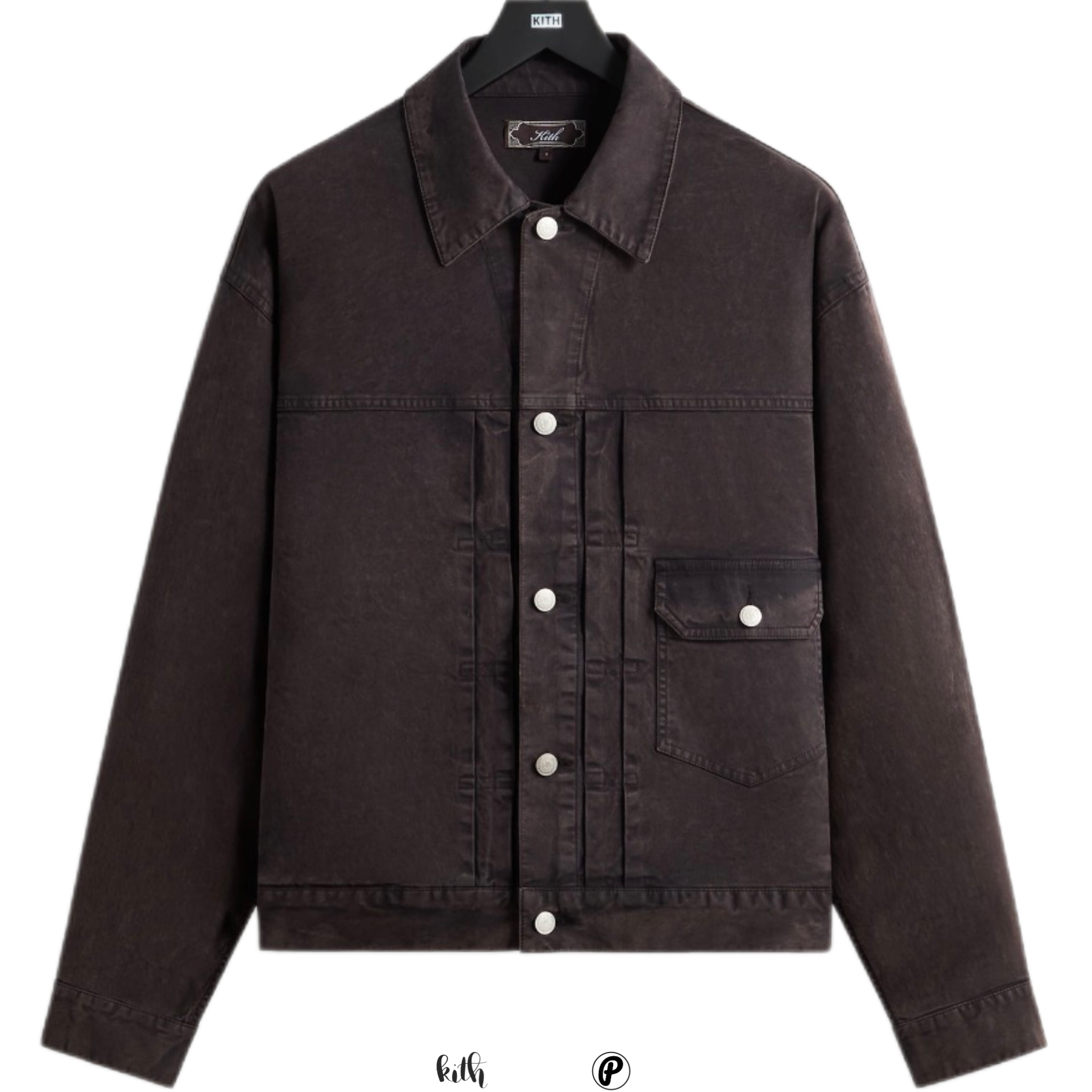Kith Garment Dyed Alonzo Jacket Kindling 2026