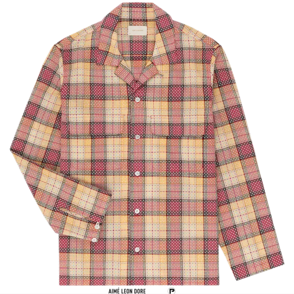 Aimé Leon Dore Patterned Leisure Shirt Red Multicolor 2024
