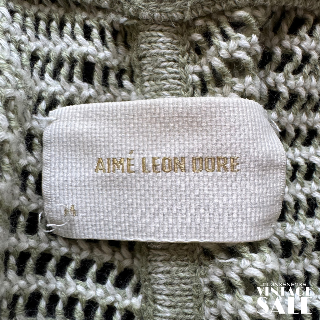 Aimé Leon Dore Mesh Knit Short Olive Green 2023 (USED)