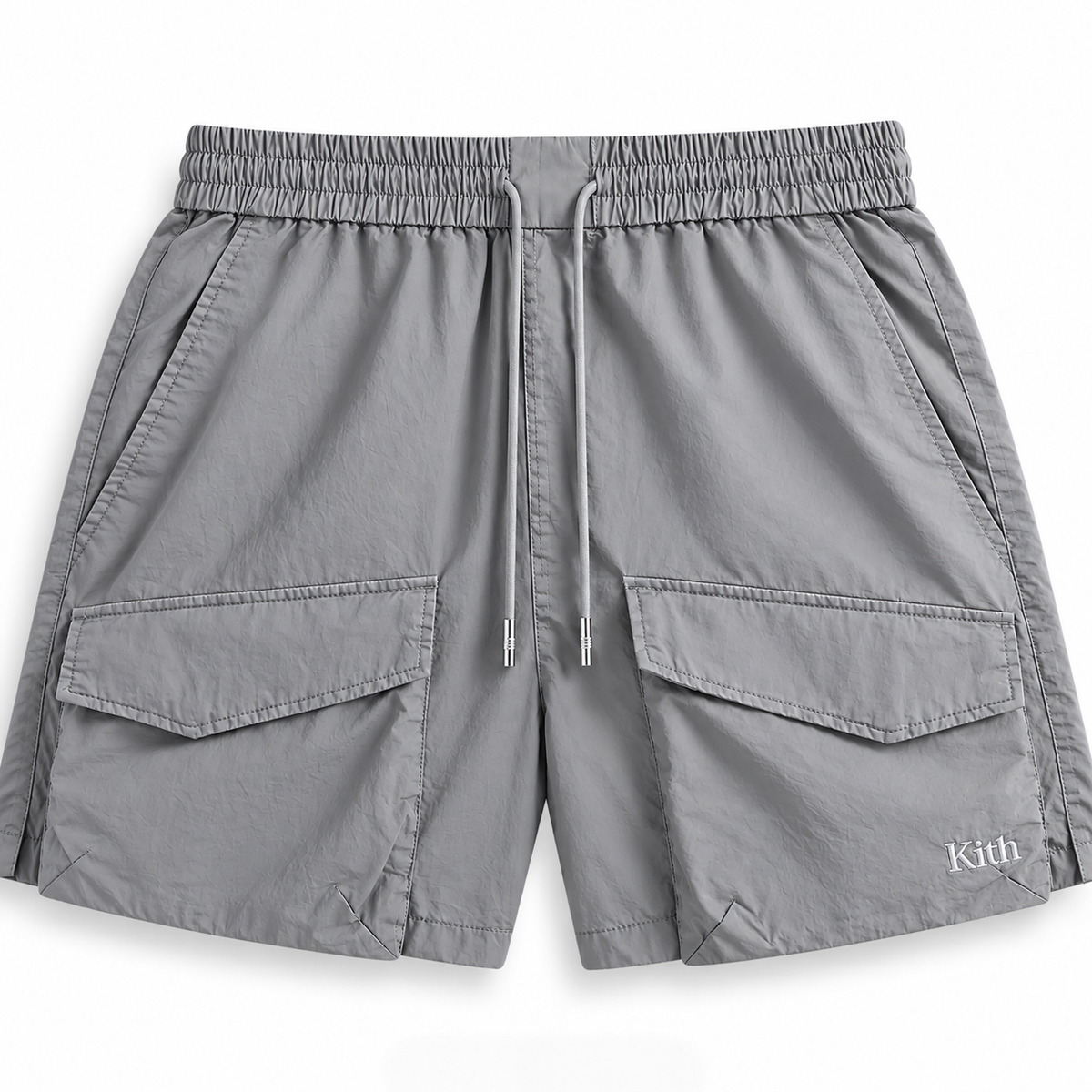 Kith Washed Cotton Boreum Cargo Pocket Short Light Indigo 2022 (USED)