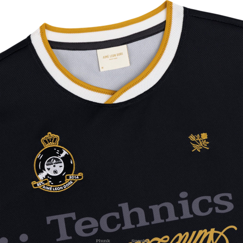 Aime Leon Dore x Technics Soccer Jersey Black