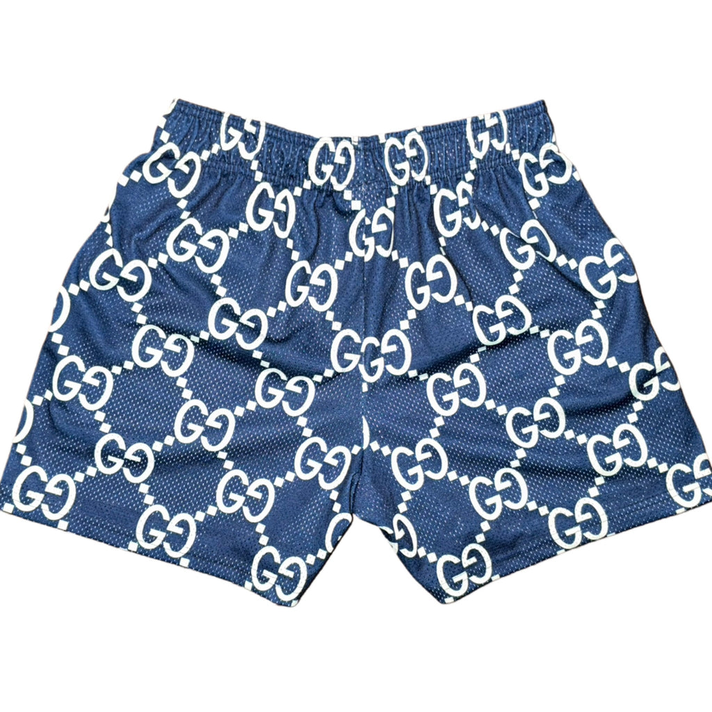 Bravest Studios Gucci-Inspired Mesh Monogram Shorts New York Yankees 2022 (USED)