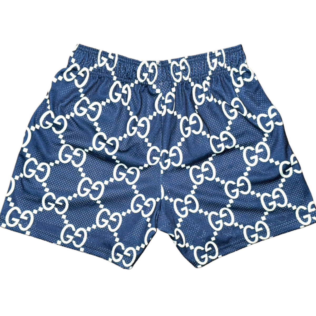 Bravest Studios Gucci-Inspired Mesh Monogram Shorts New York Yankees 2022 (USED)