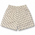 Bravest Studios Goyard-Inspired Mesh Monogram Shorts Cream 2020 (USED)