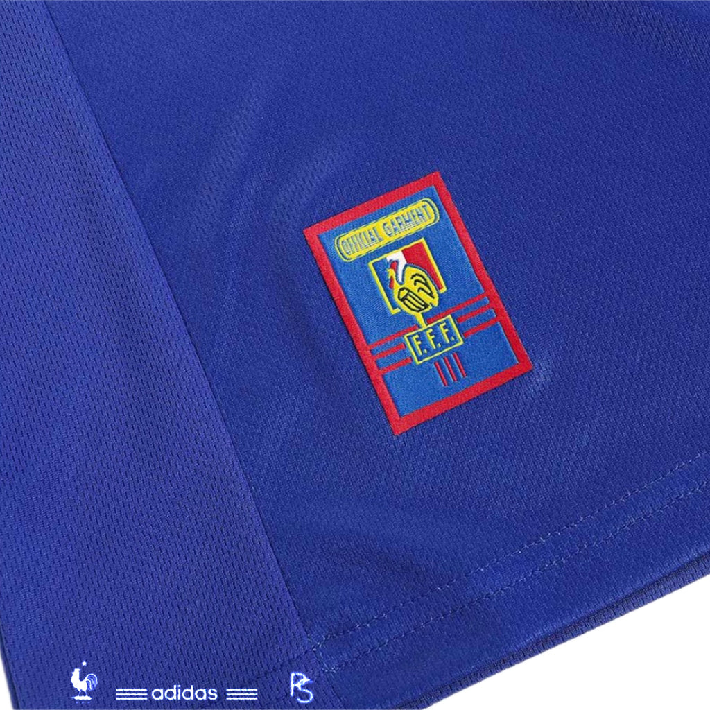 adidas France World Cup Replica Soccer Jersey Home Zinedine Zidane 1998